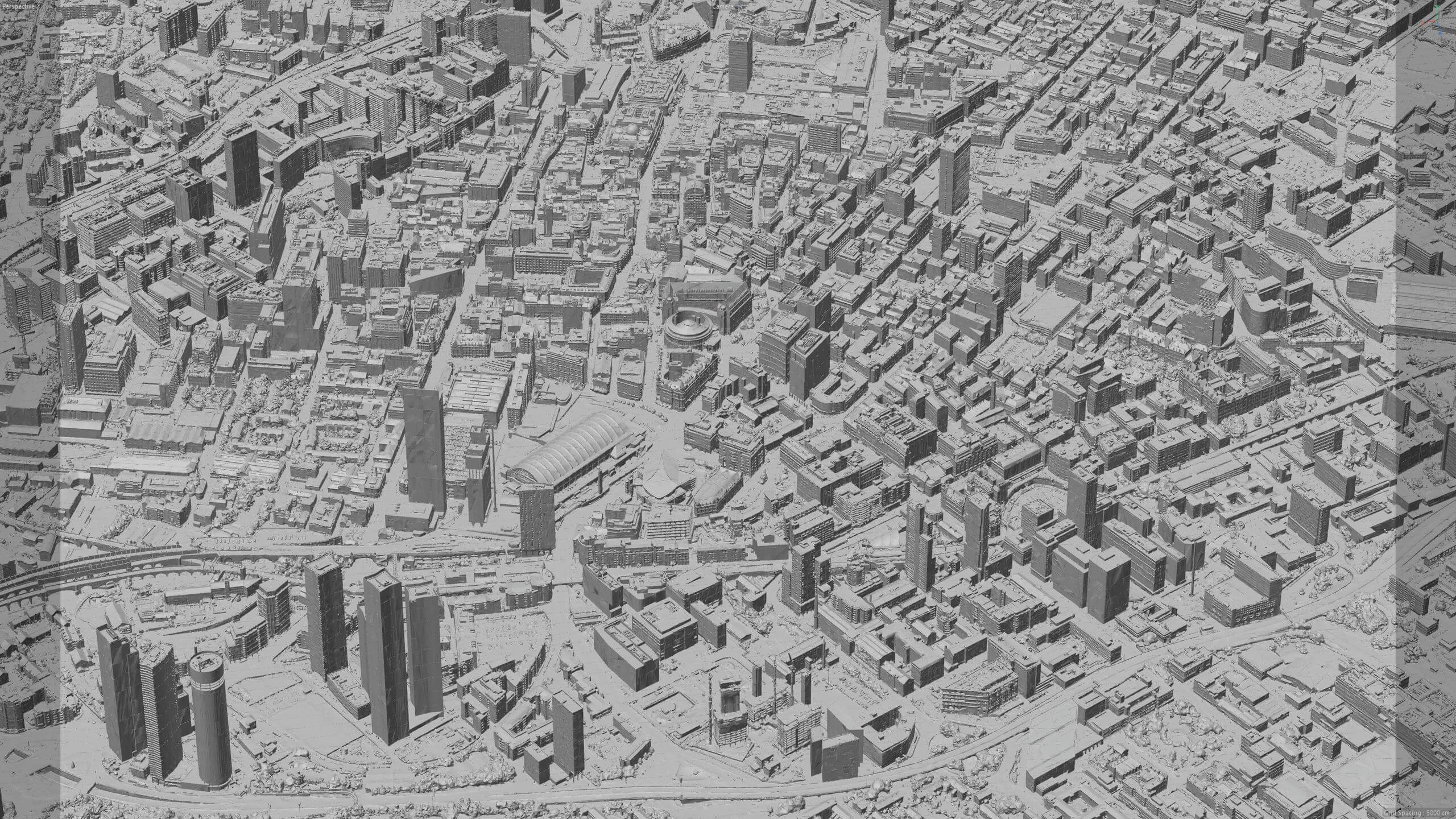 Manchester 3D Scan City England 3D Model 3D Model
