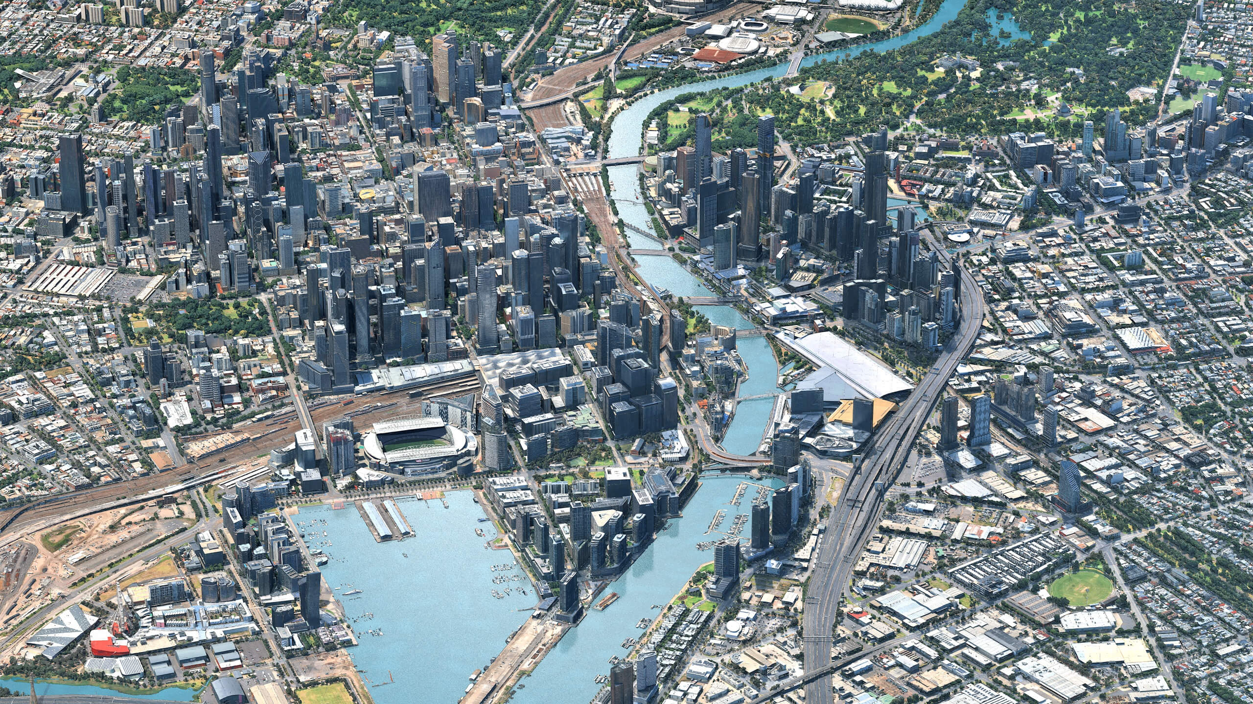 Melbourne Downtown Australia 3D Scan 3D Model 3D Model