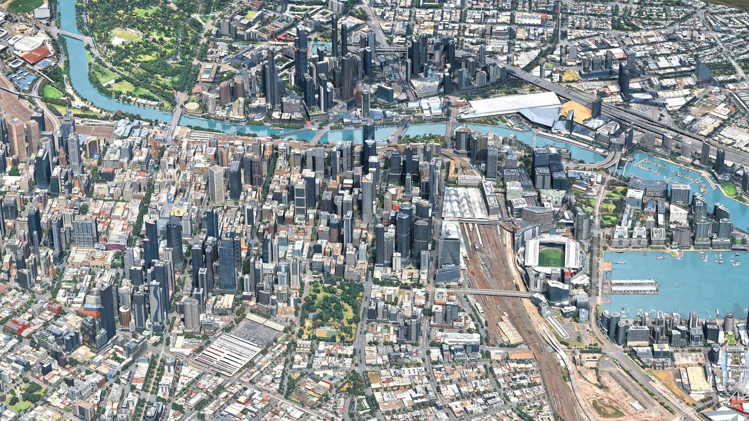 Melbourne Downtown Australia 3D Scan 3D Model 3D Model