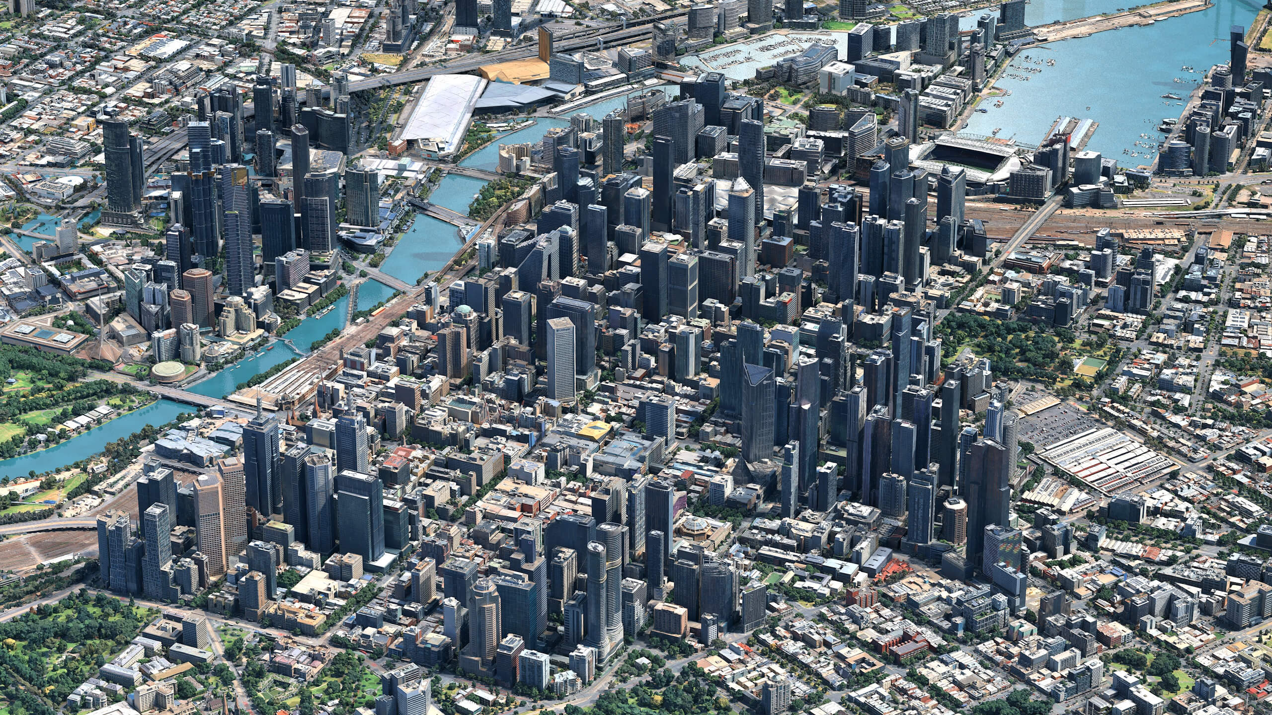 Melbourne Downtown Australia 3D Scan 3D Model 3D Model
