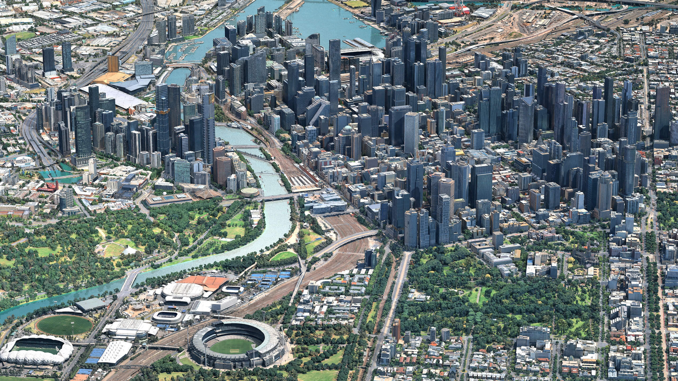 Melbourne Downtown Australia 3D Scan 3D Model 3D Model