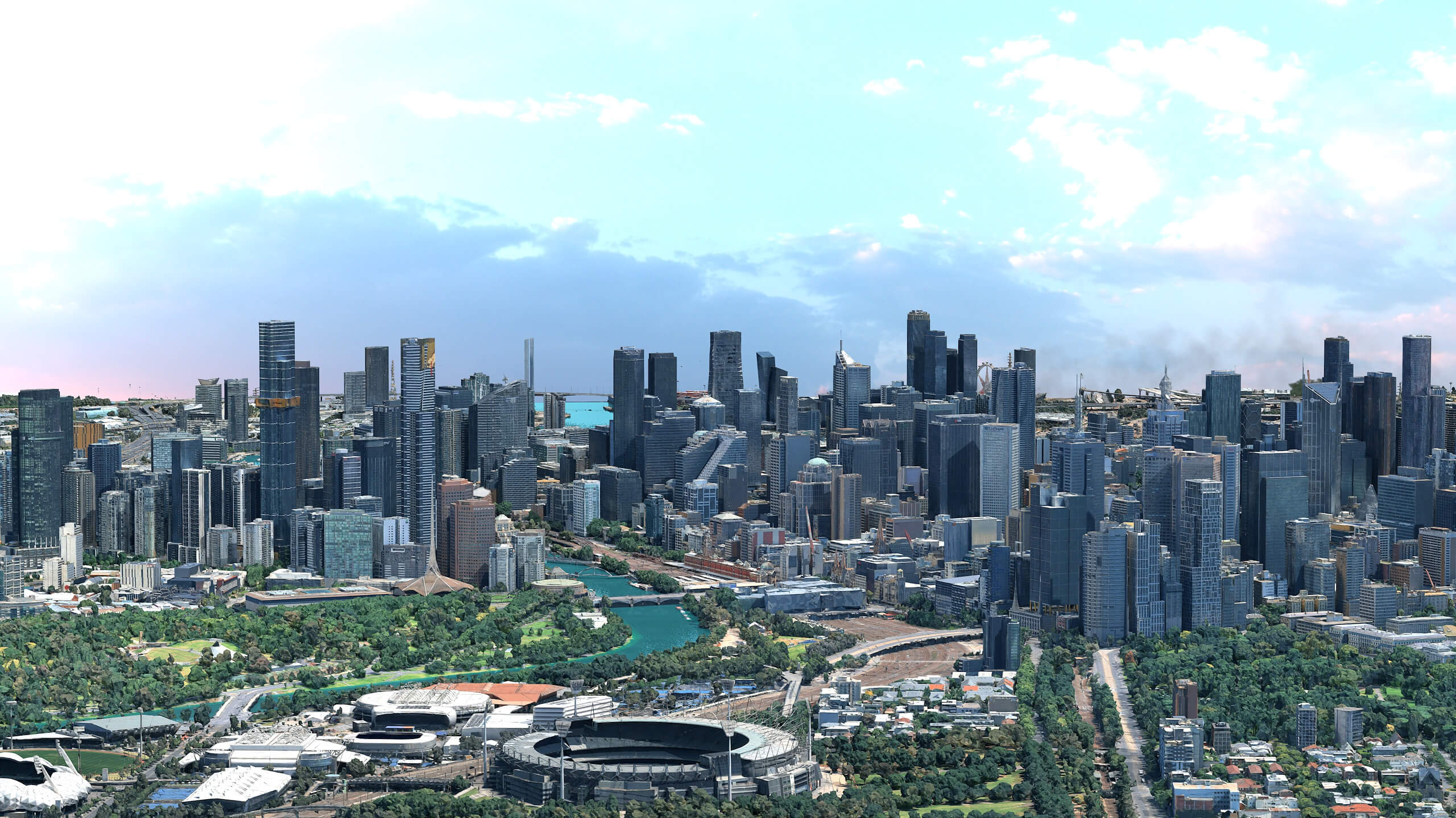 Melbourne Downtown Australia 3D Scan 3D Model 3D Model
