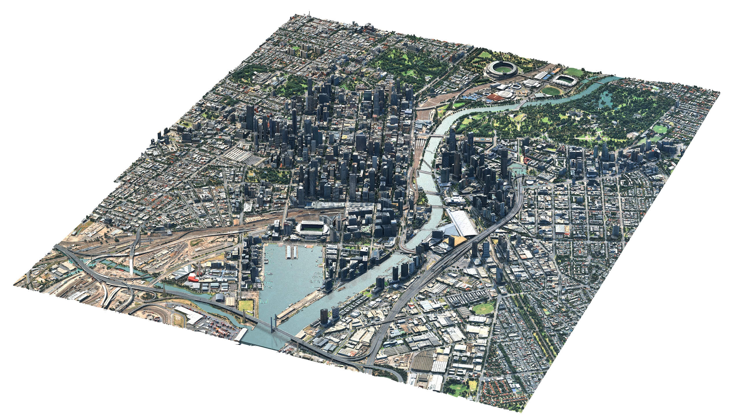 Melbourne Downtown Australia 3D Scan 3D Model 3D Model