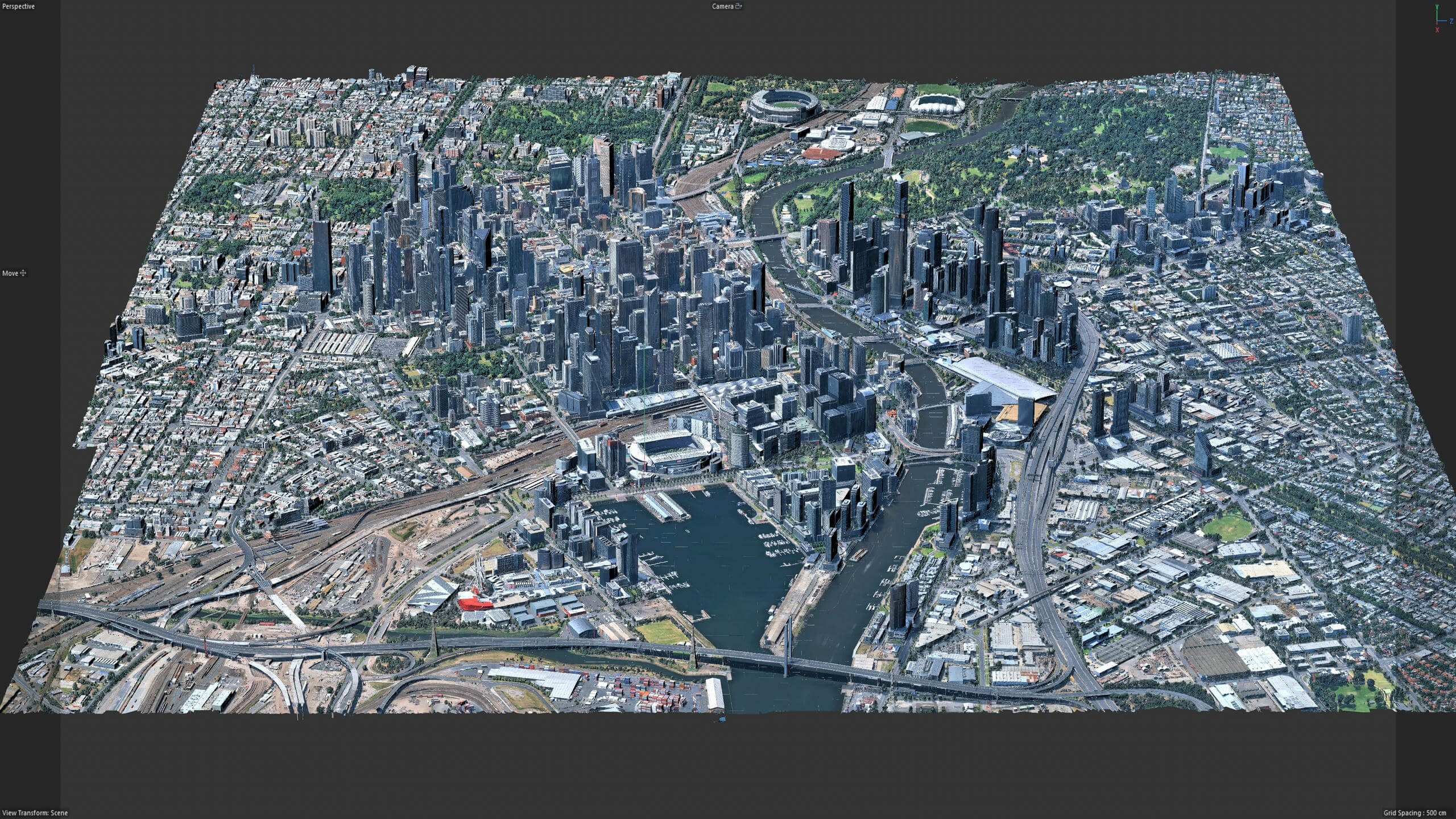 Melbourne Downtown Australia 3D Scan 3D Model 3D Model