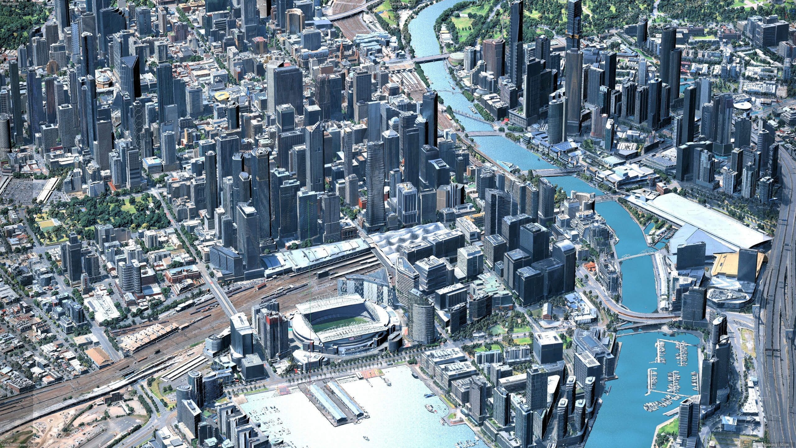 Melbourne Downtown Australia 3D Scan 3D Model 3D Model