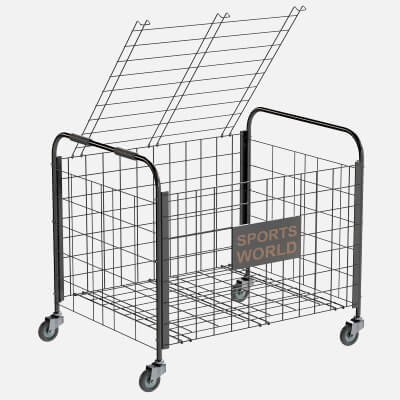 Metal Ball Storage Black Empty