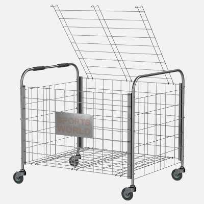 Metal Ball Storage Steel Empty