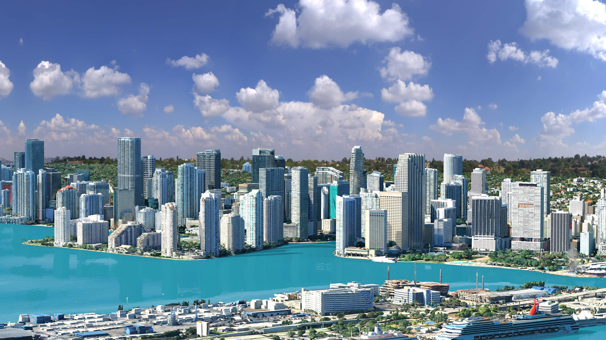Miami 3D Scan City Florida USA 3D Model 3D Model