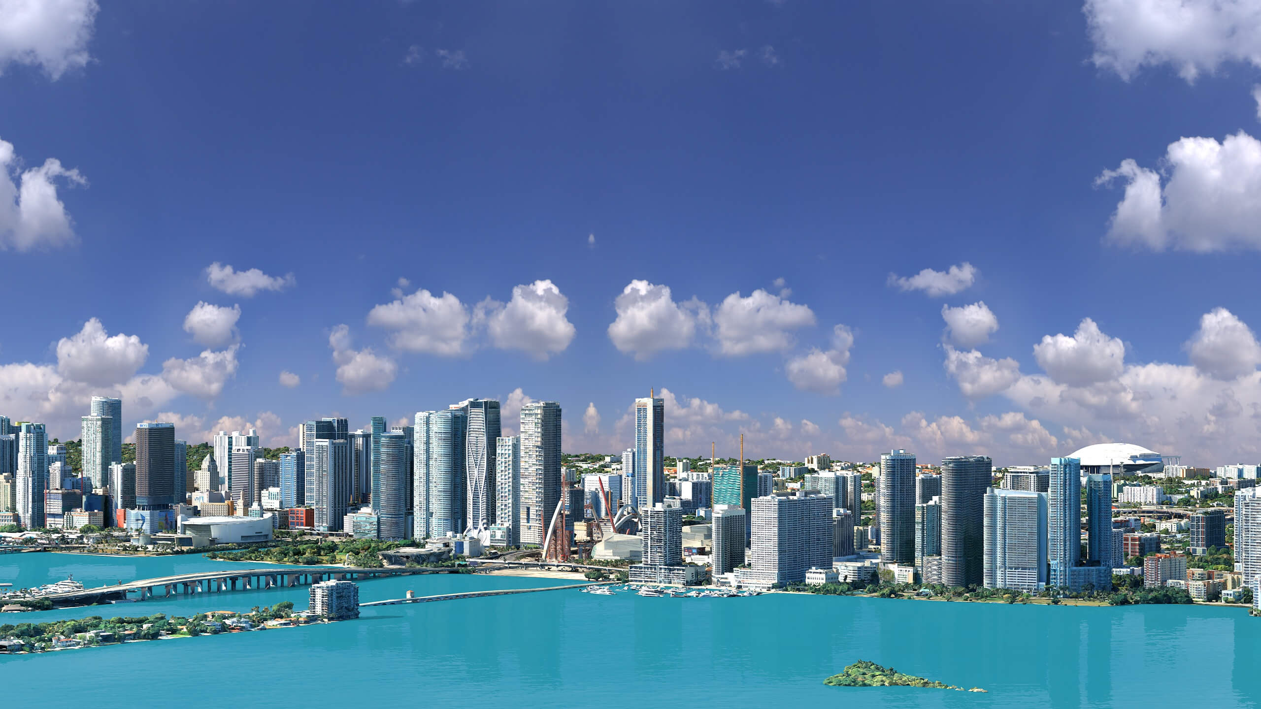 Miami 3D Scan City Florida USA 3D Model 3D Model
