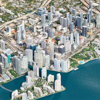 Miami 3D Scan City Florida USA 3D Model