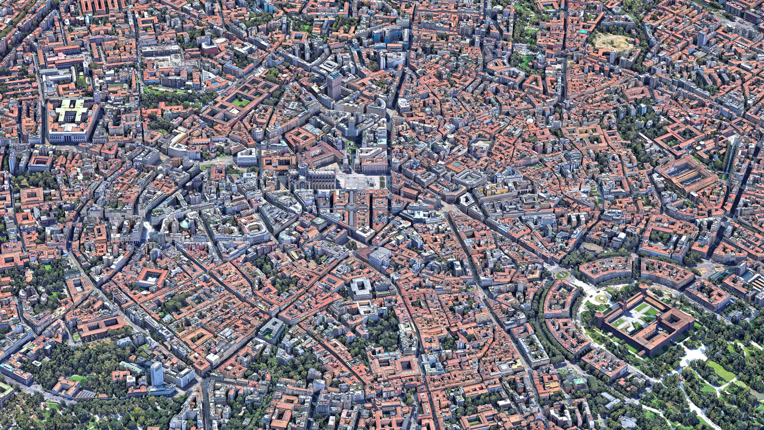 Milan 3D Scan City Italy 3D Model 3D Model