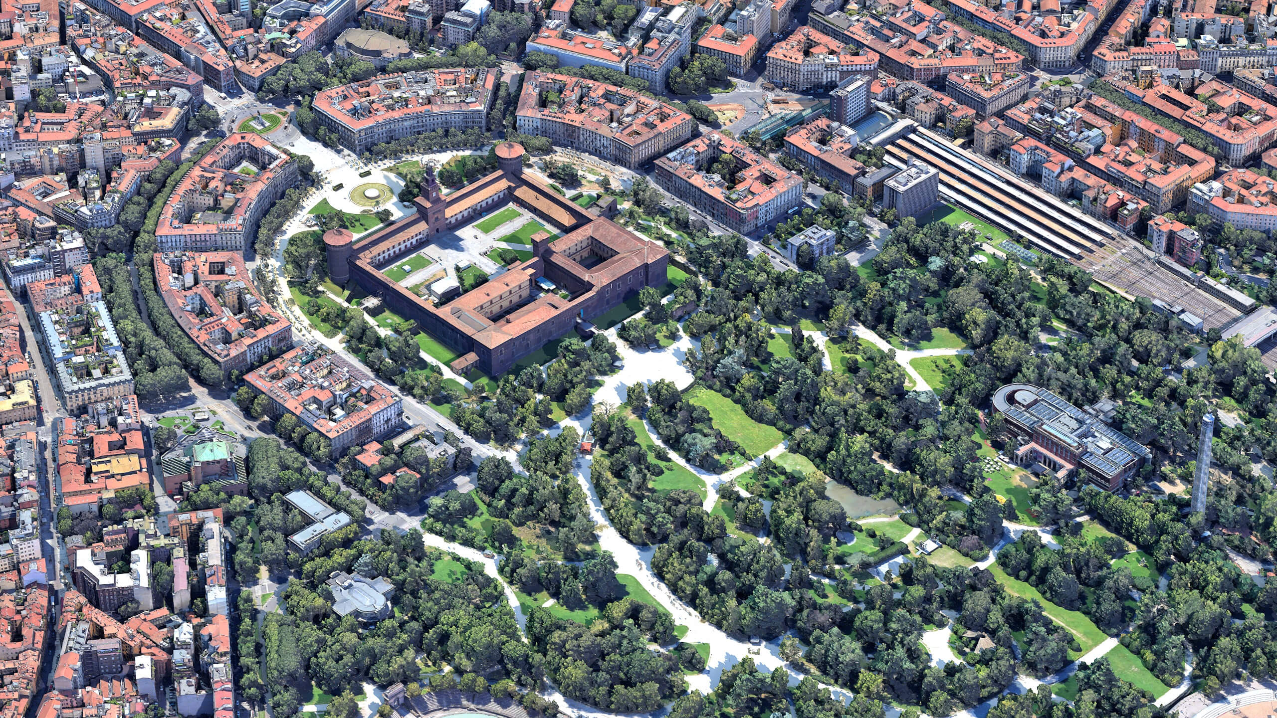 Milan 3D Scan City Italy 3D Model 3D Model