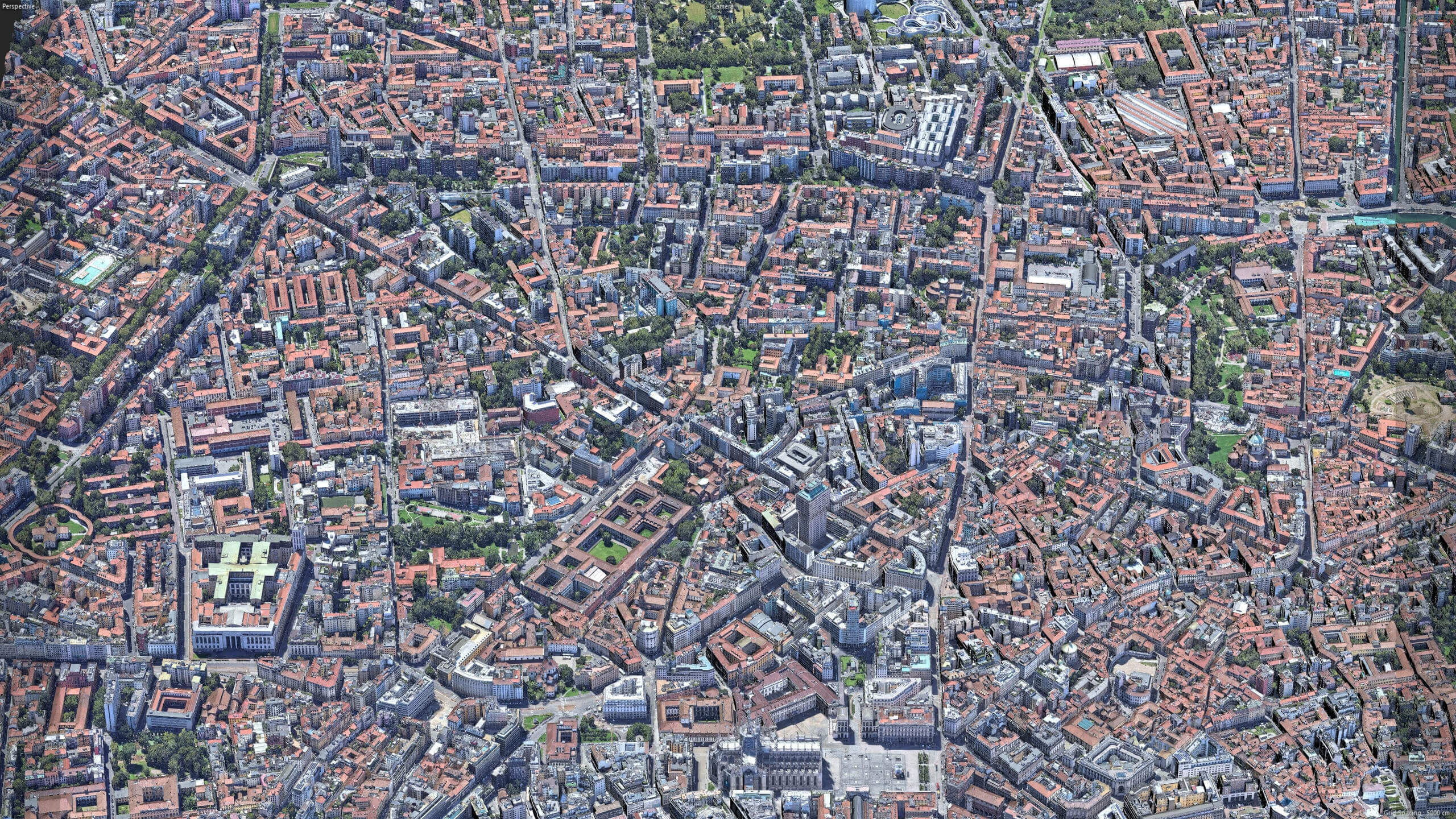 Milan 3D Scan City Italy 3D Model 3D Model