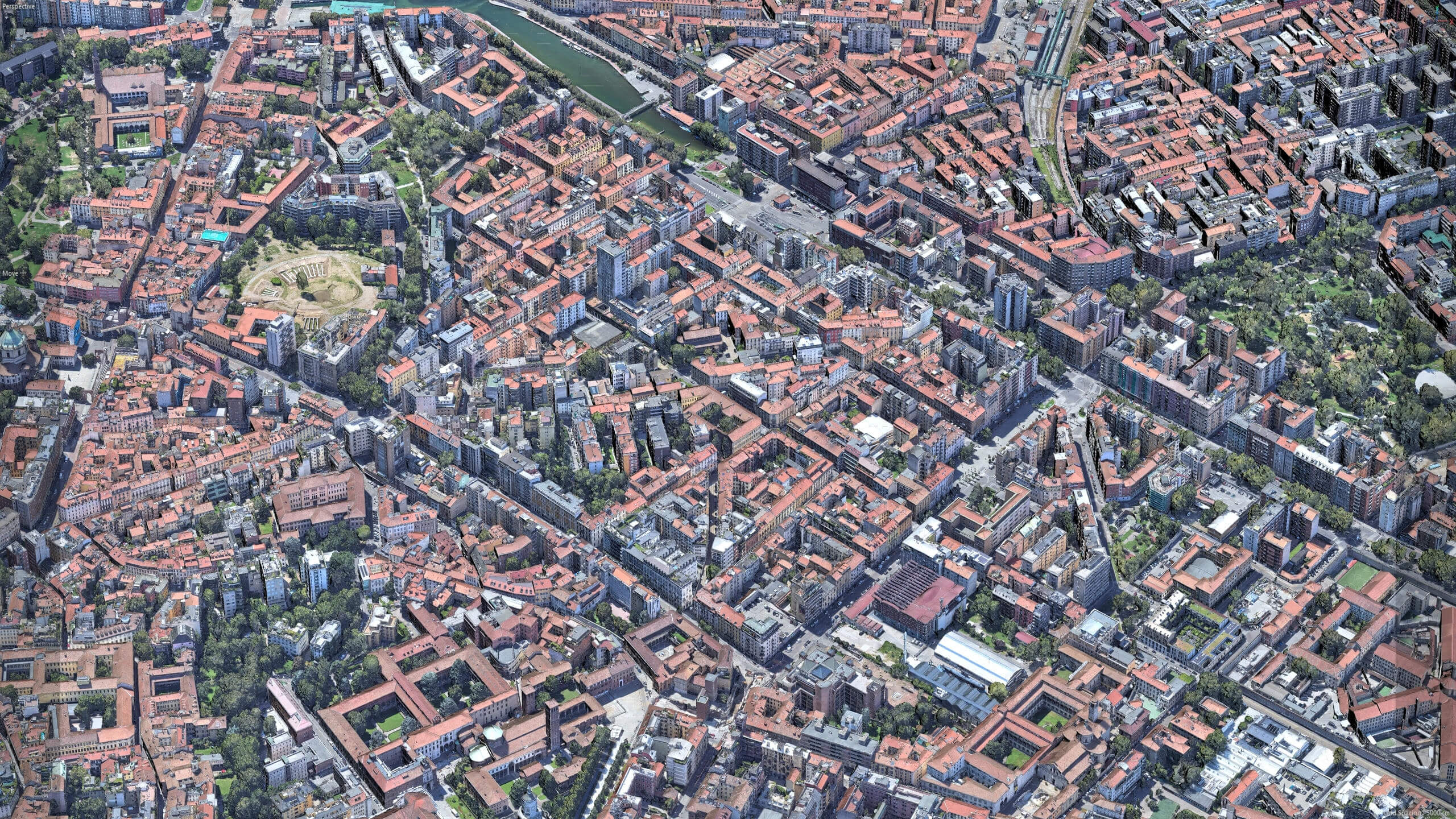 Milan 3D Scan City Italy 3D Model 3D Model