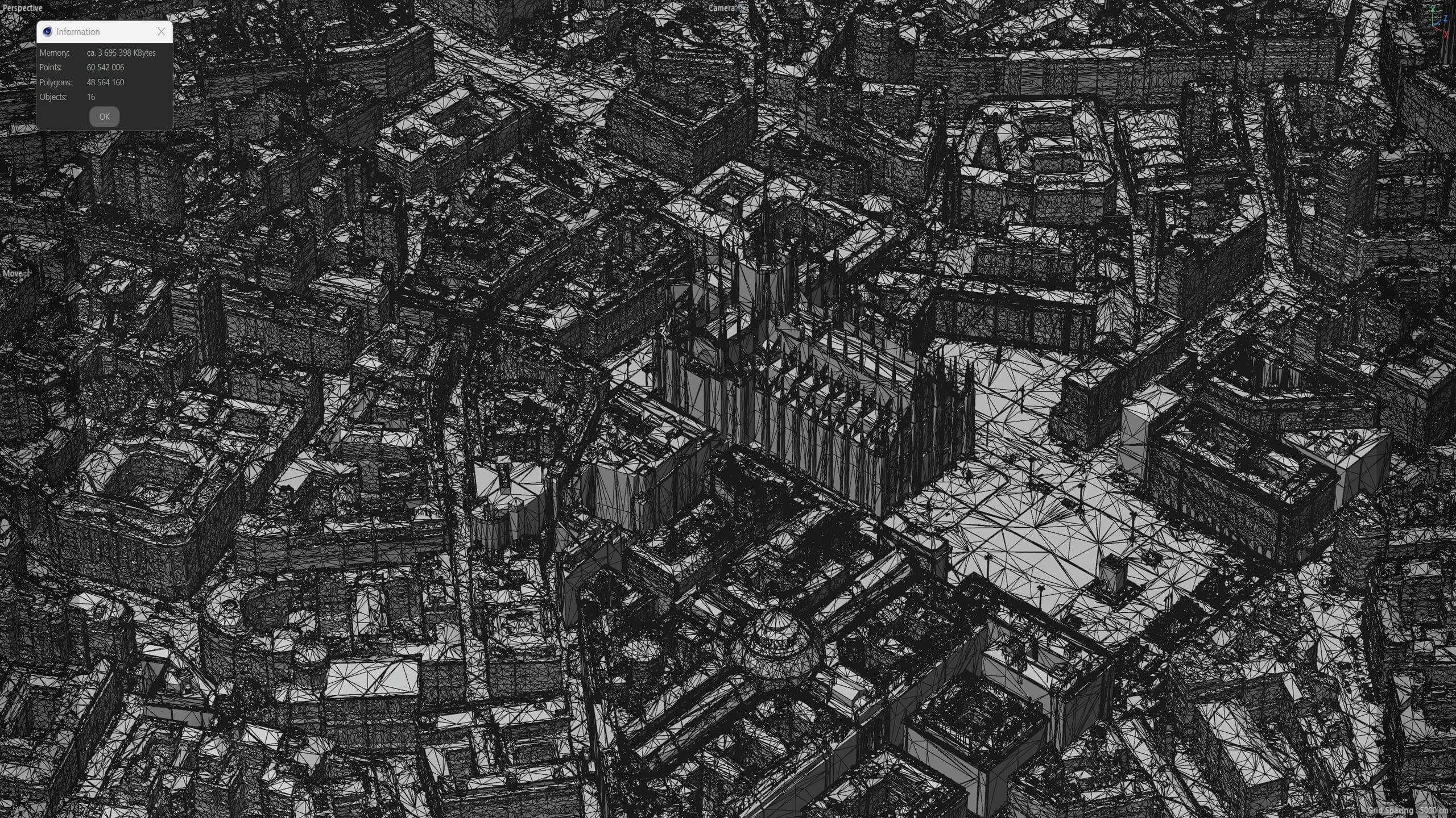 Milan 3D Scan City Italy 3D Model 3D Model