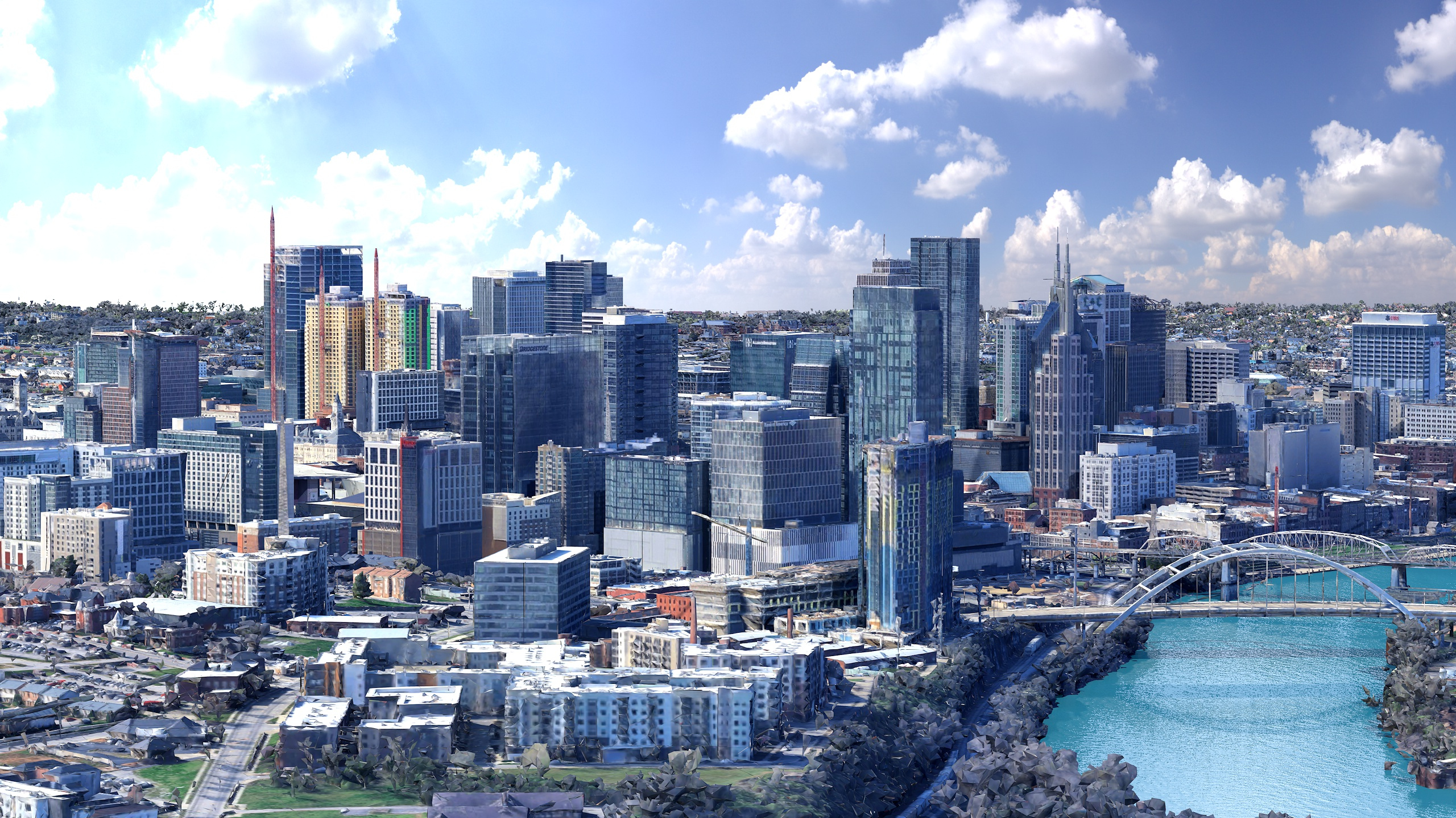 Nashville 3D Scan City USA 3D Model 3D Model
