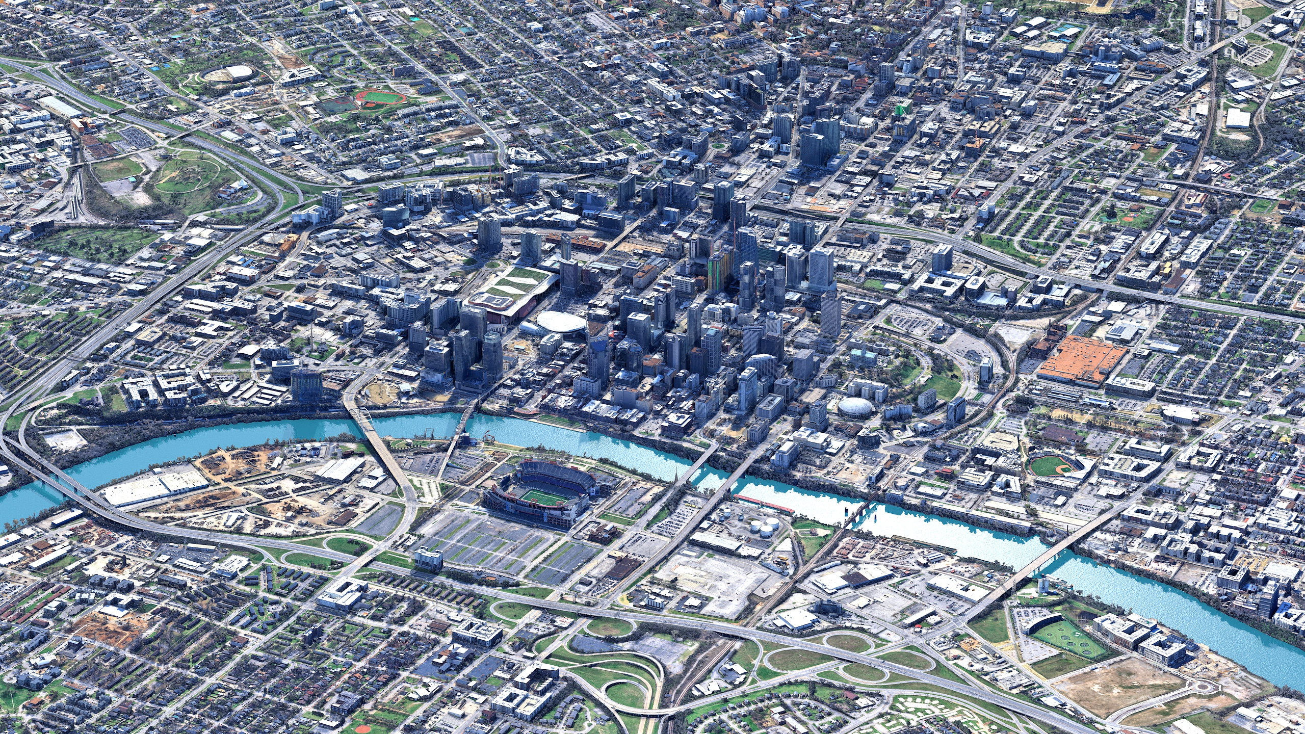Nashville 3D Scan City USA 3D Model 3D Model