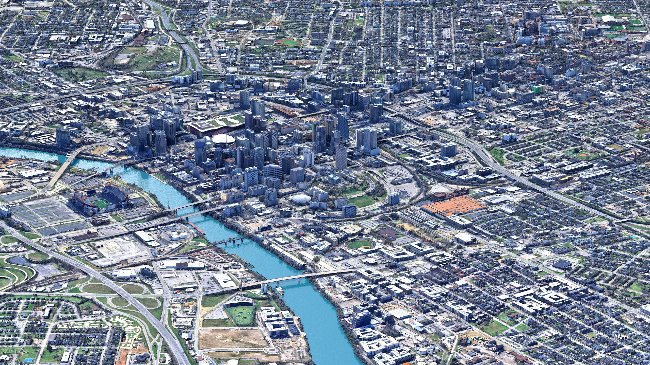 Nashville 3D Scan City USA 3D Model 3D Model
