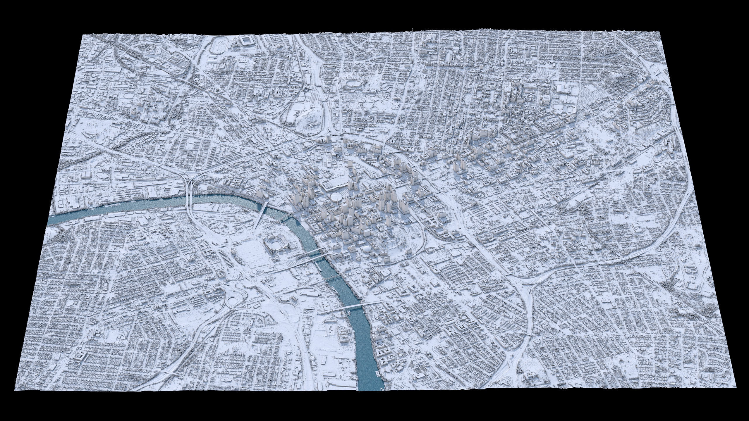 Nashville 3D Scan City USA 3D Model 3D Model