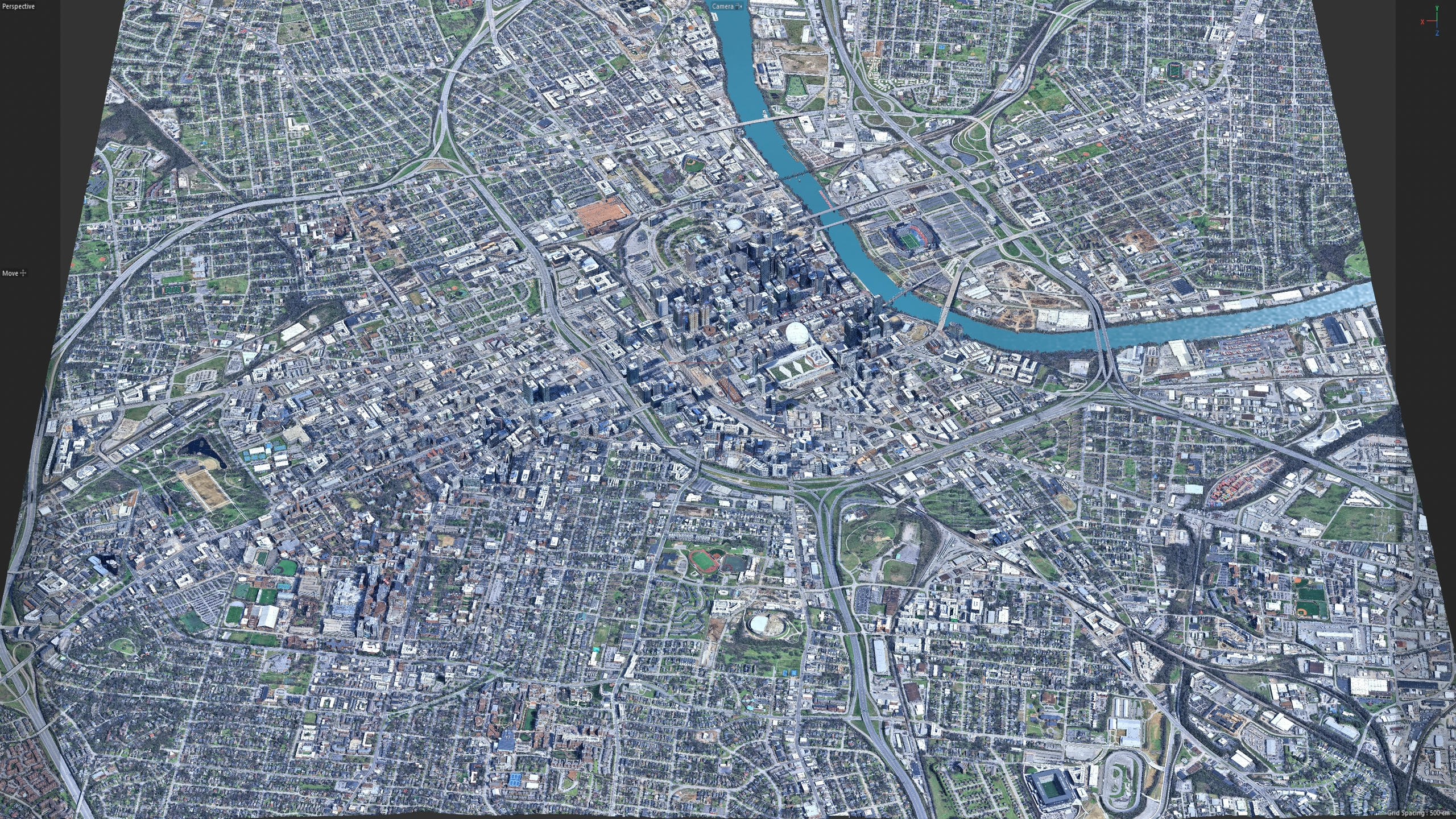 Nashville 3D Scan City USA 3D Model 3D Model