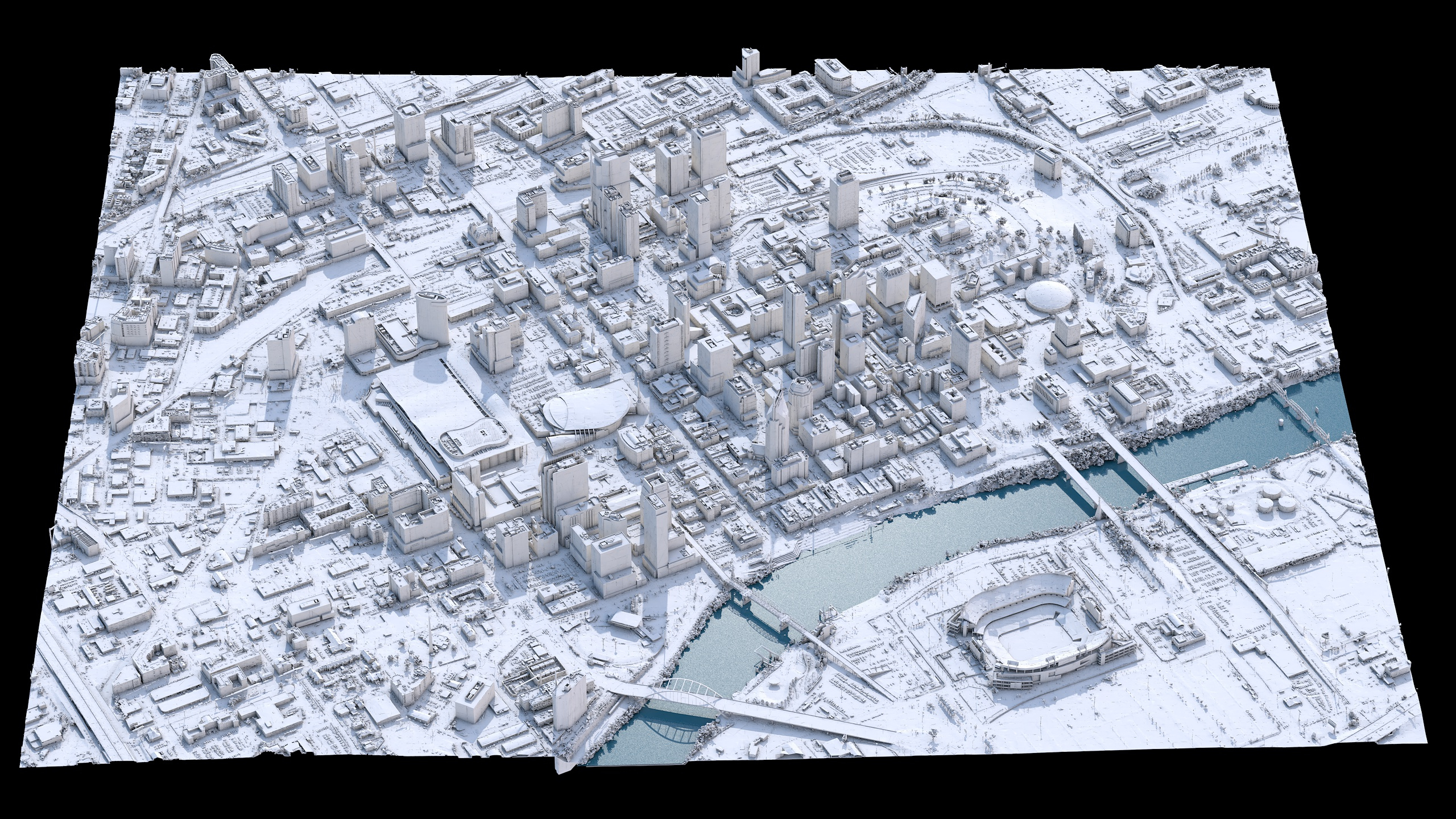 Nashville 3D Scan Downtown USA 3D Model 3D Model