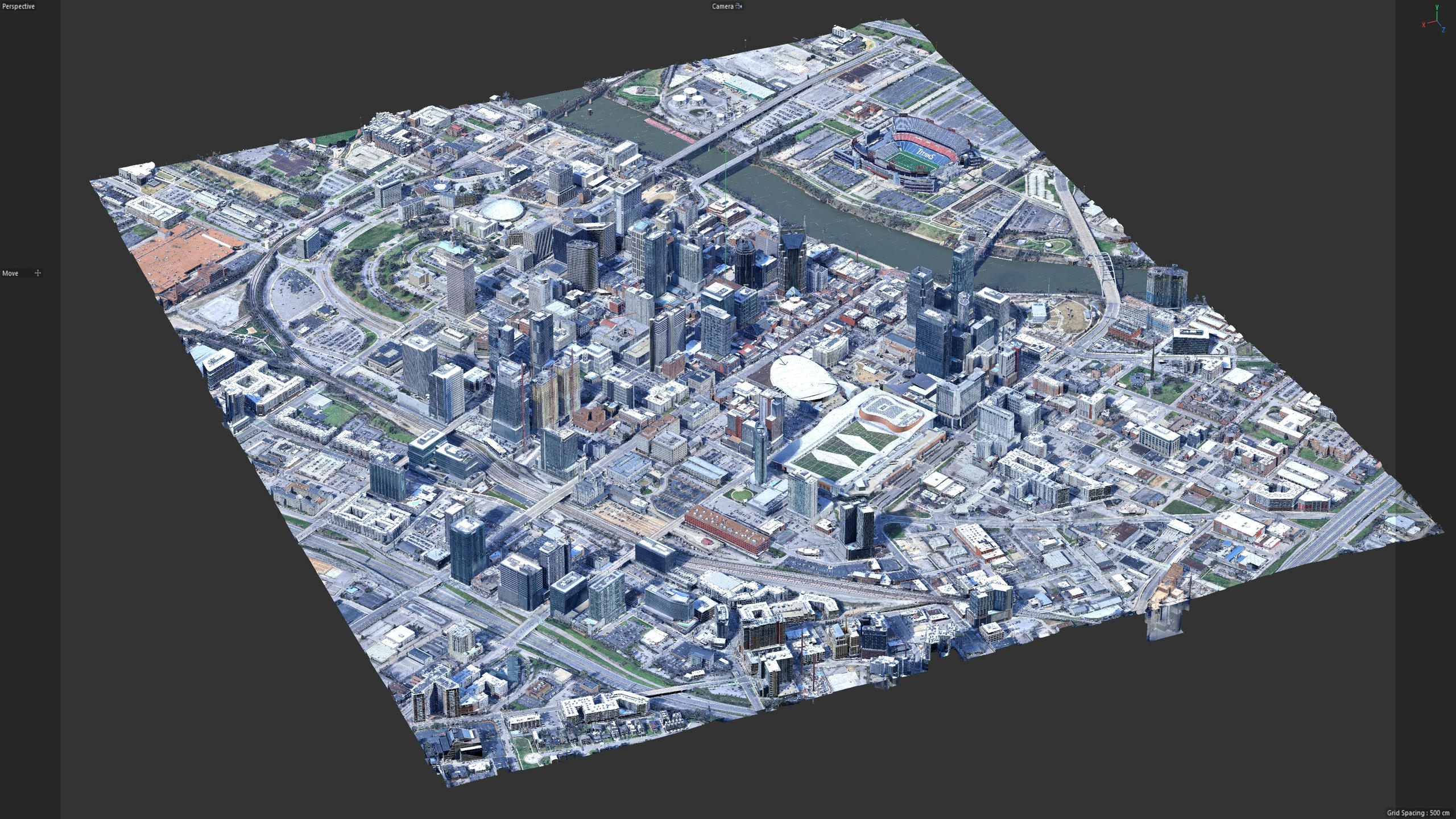 Nashville 3D Scan Downtown USA 3D Model 3D Model