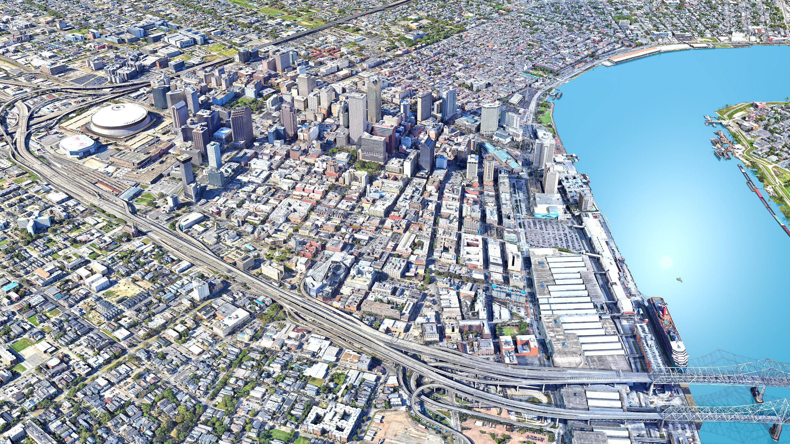 New Orleans 3D Scan City USA 3D Model 3D Model