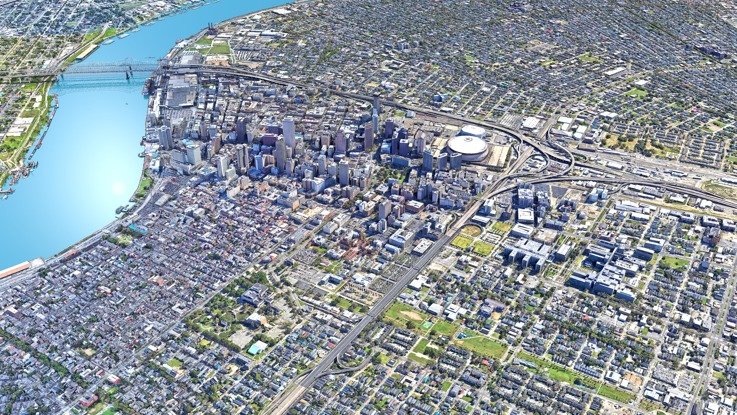 New Orleans 3D Scan City USA 3D Model 3D Model