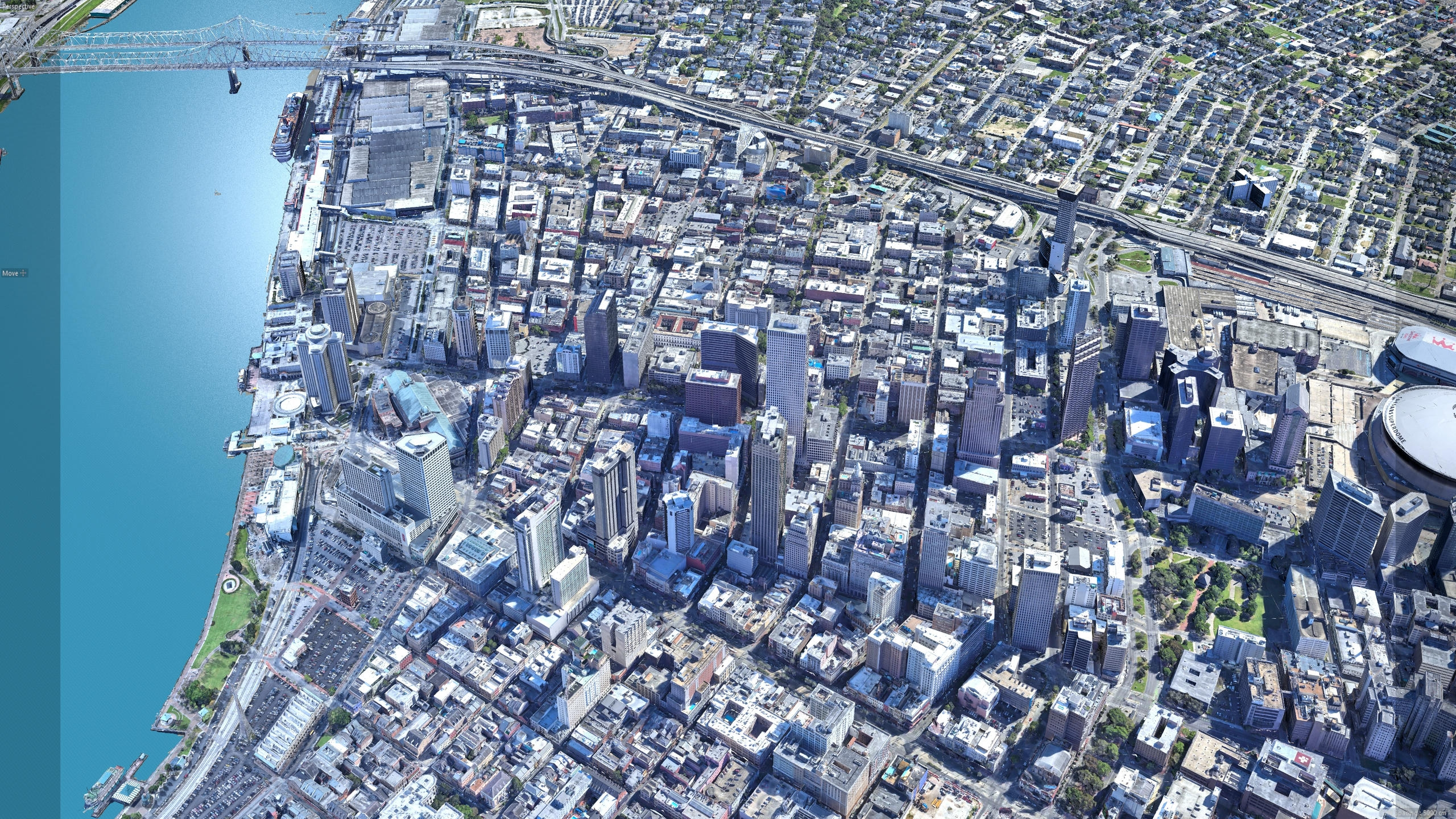 New Orleans 3D Scan City USA 3D Model 3D Model