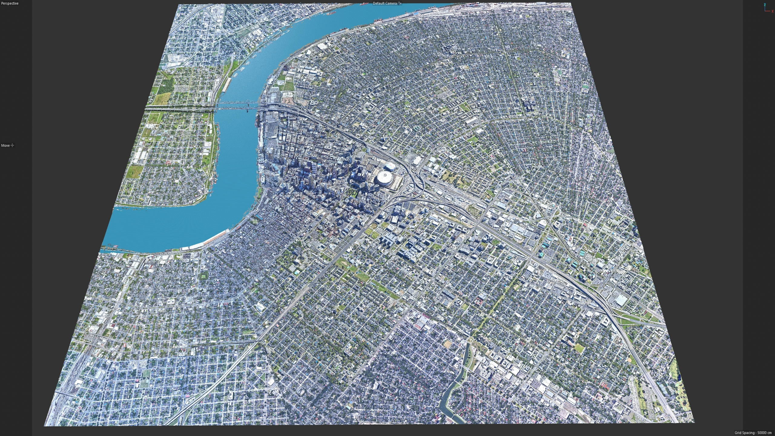 New Orleans 3D Scan City USA 3D Model 3D Model