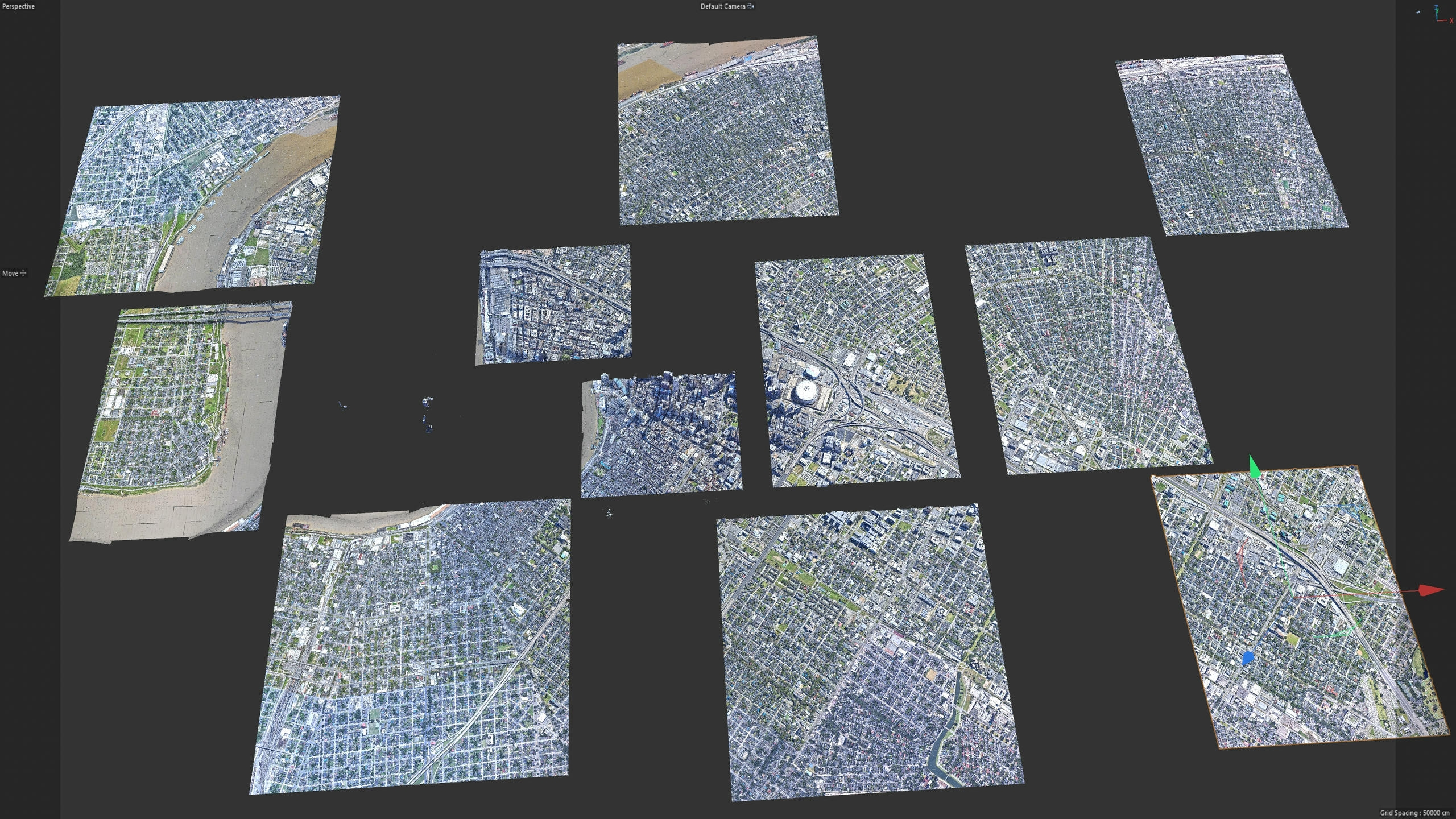 New Orleans 3D Scan City USA 3D Model 3D Model
