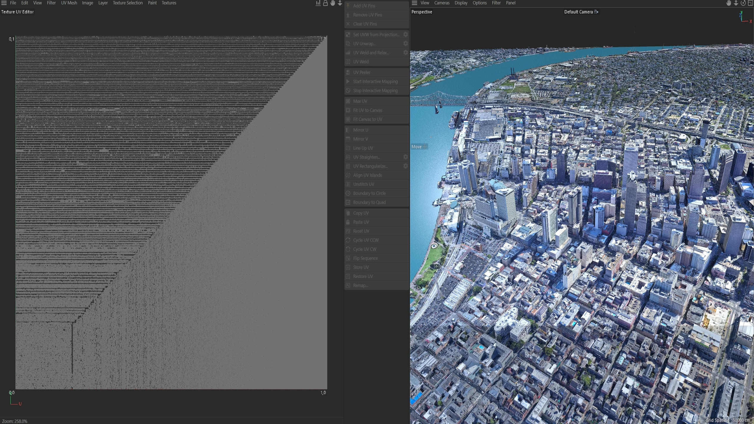 New Orleans 3D Scan City USA 3D Model 3D Model