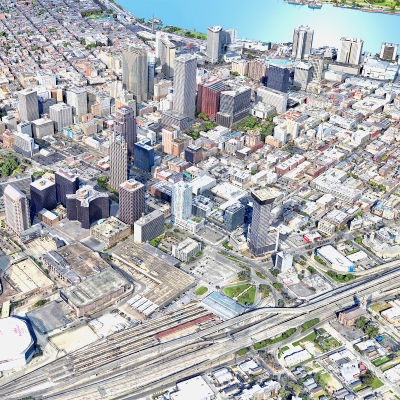 New Orleans 3D Scan City USA 3D Model