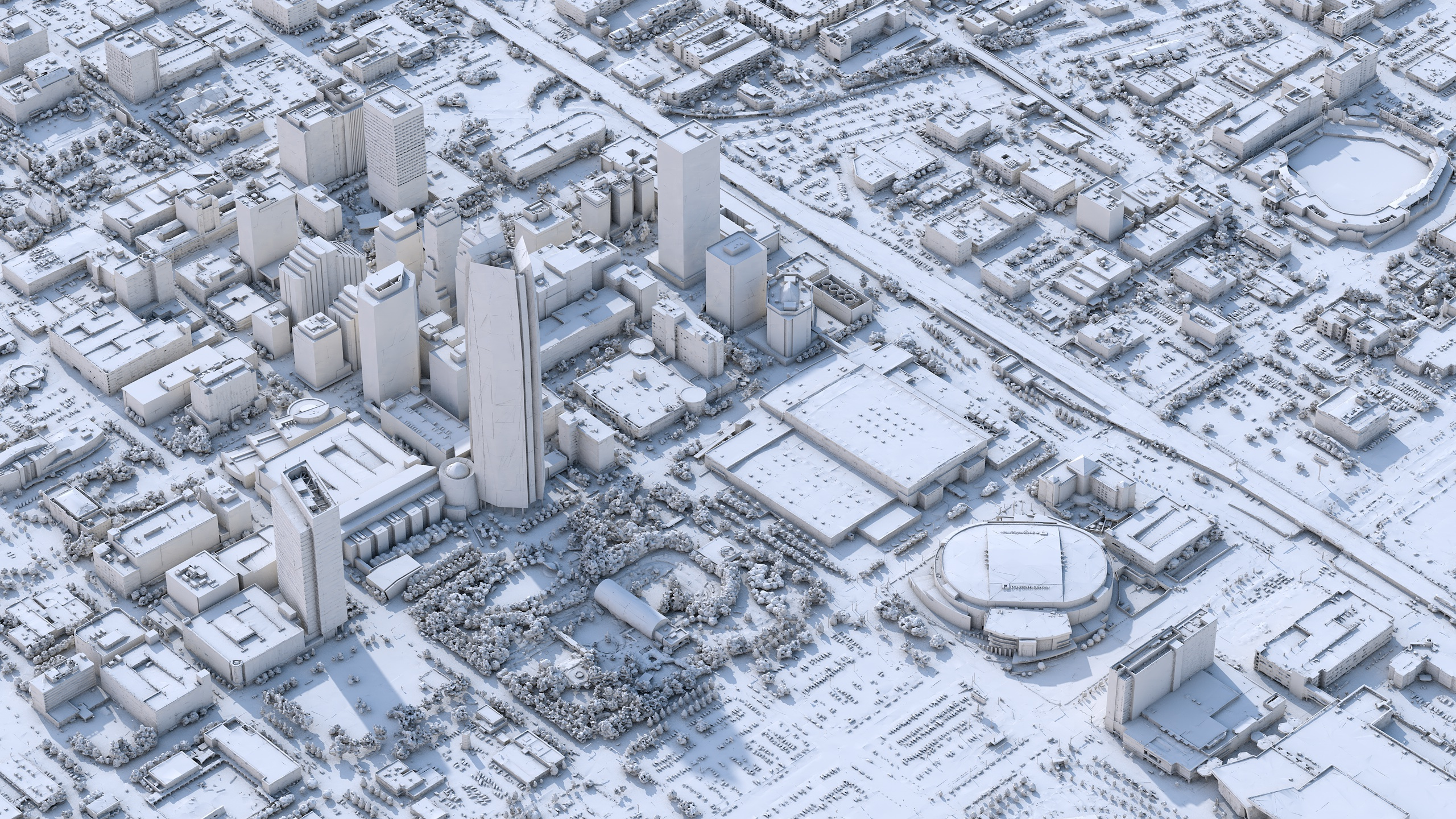 Oklahoma 3D Scan City USA 3D Model 3D Model