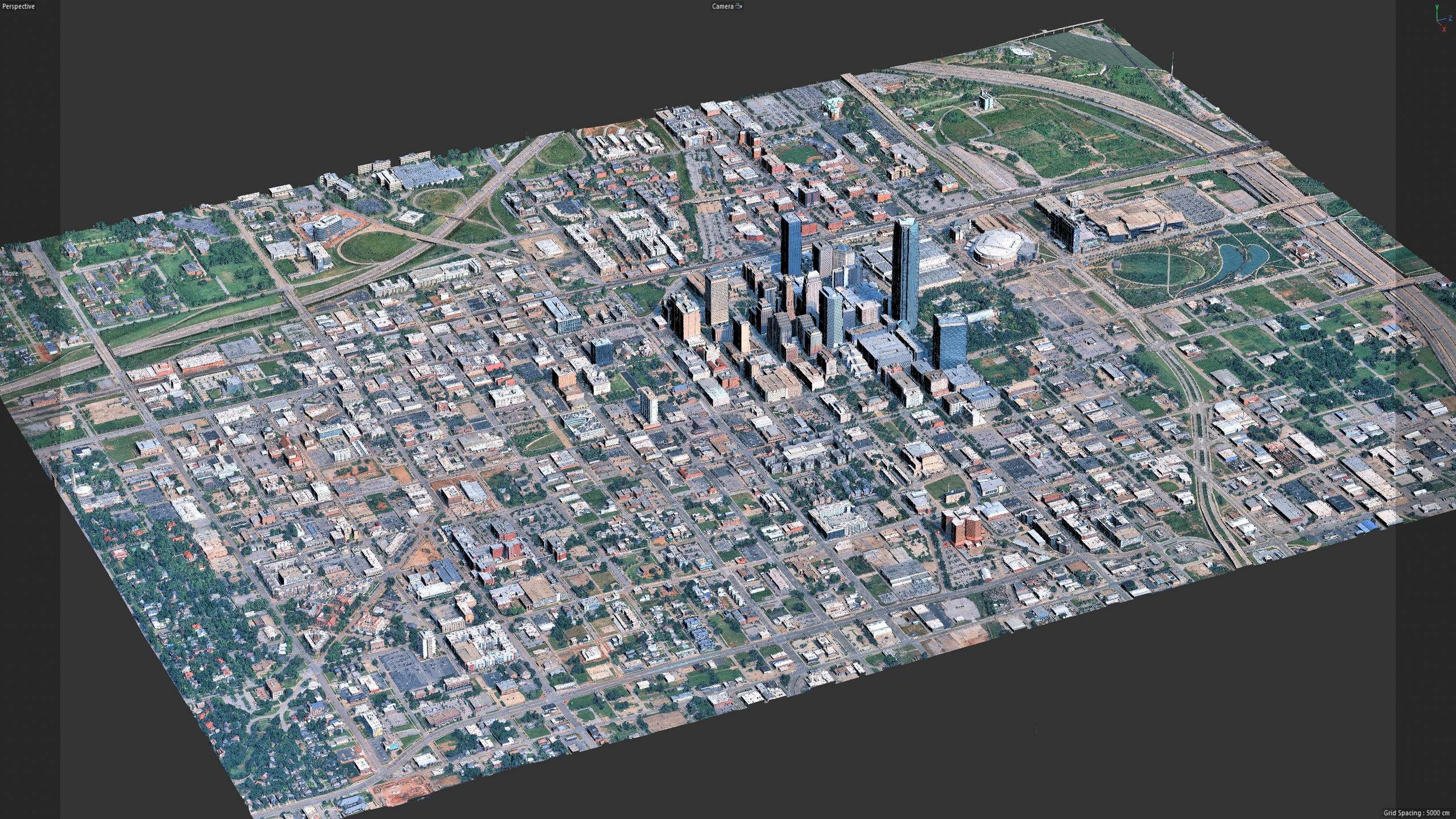 Oklahoma 3D Scan City USA 3D Model 3D Model