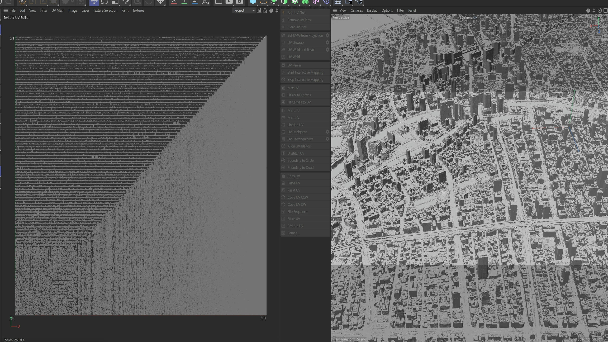 Osaka Japan 3D Scan City Low-Poly 3D Model 3D Model