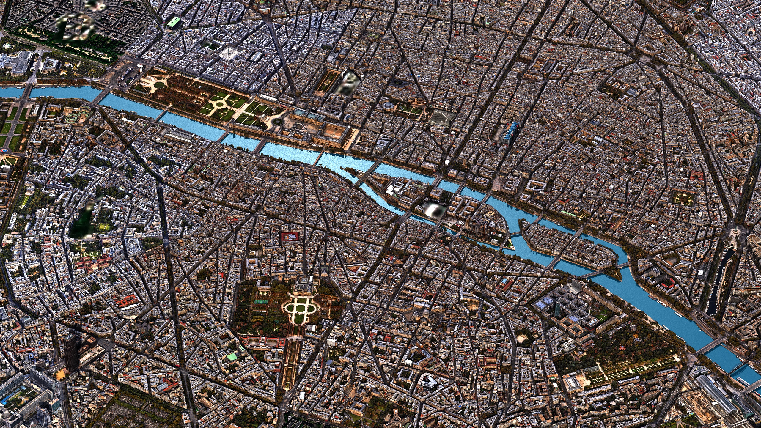 Paris 3D Scan Downtown in France 3D Model 3D Model