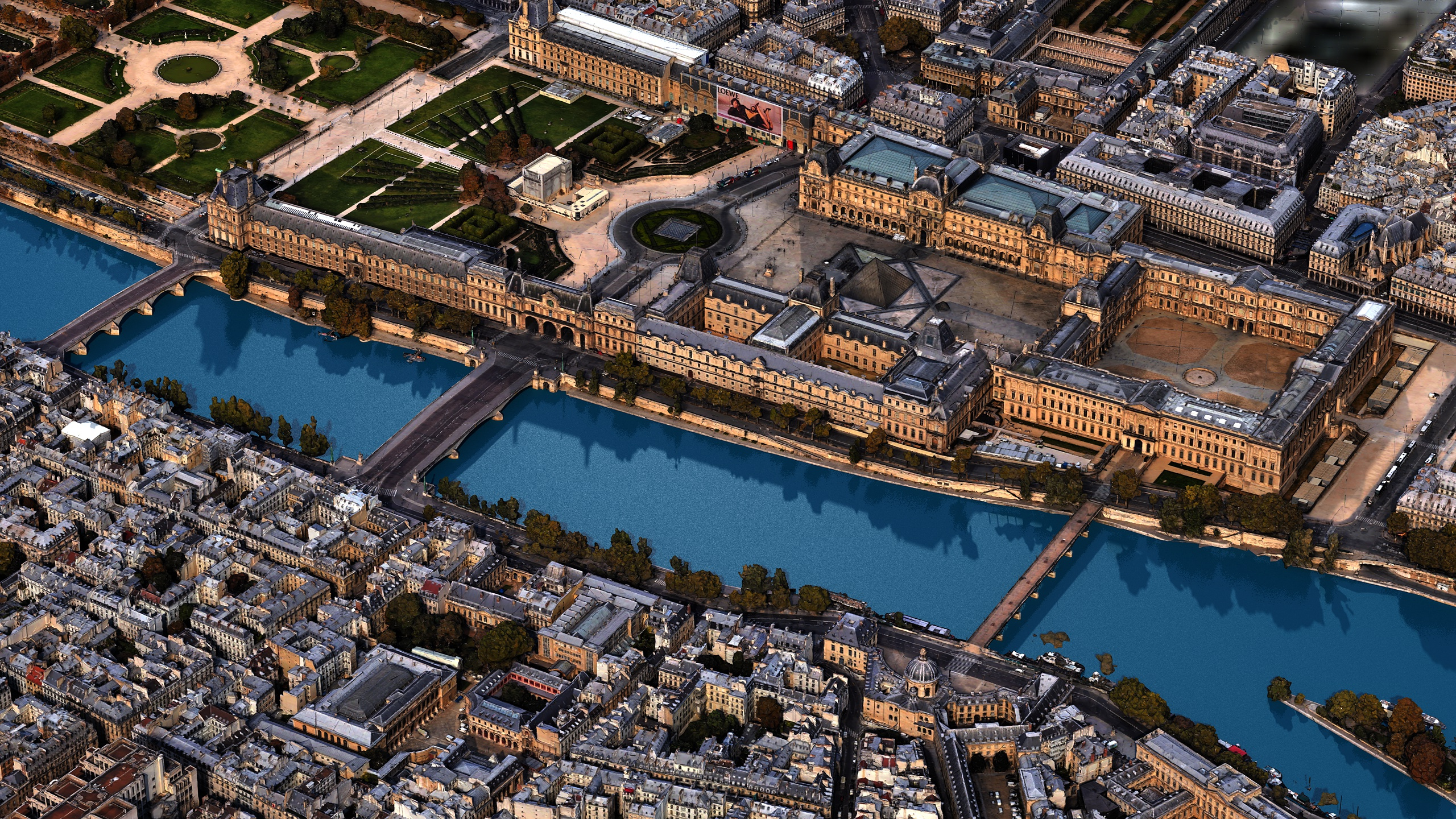 Paris 3D Scan Downtown in France 3D Model 3D Model