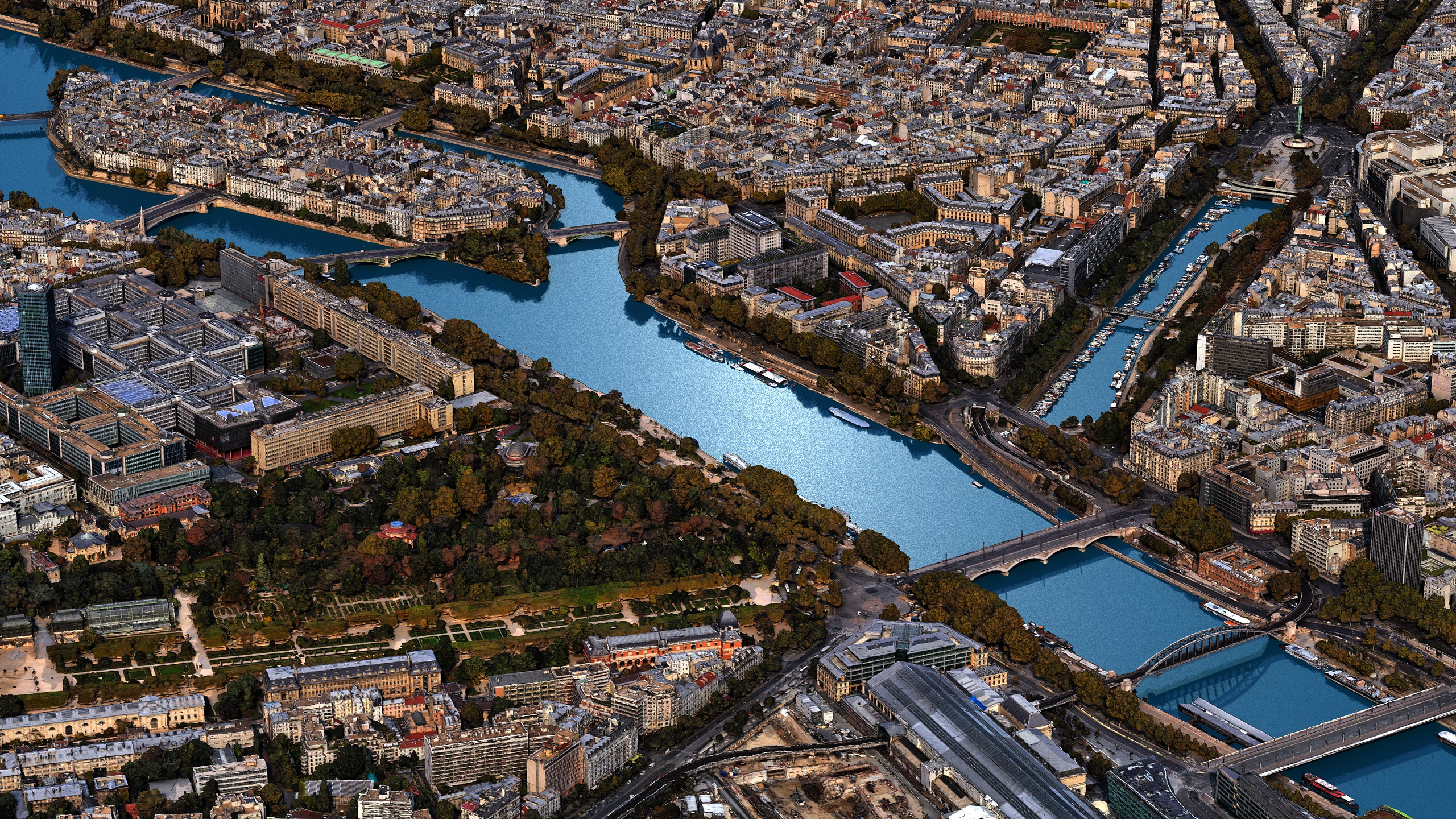 Paris 3D Scan Downtown in France 3D Model 3D Model