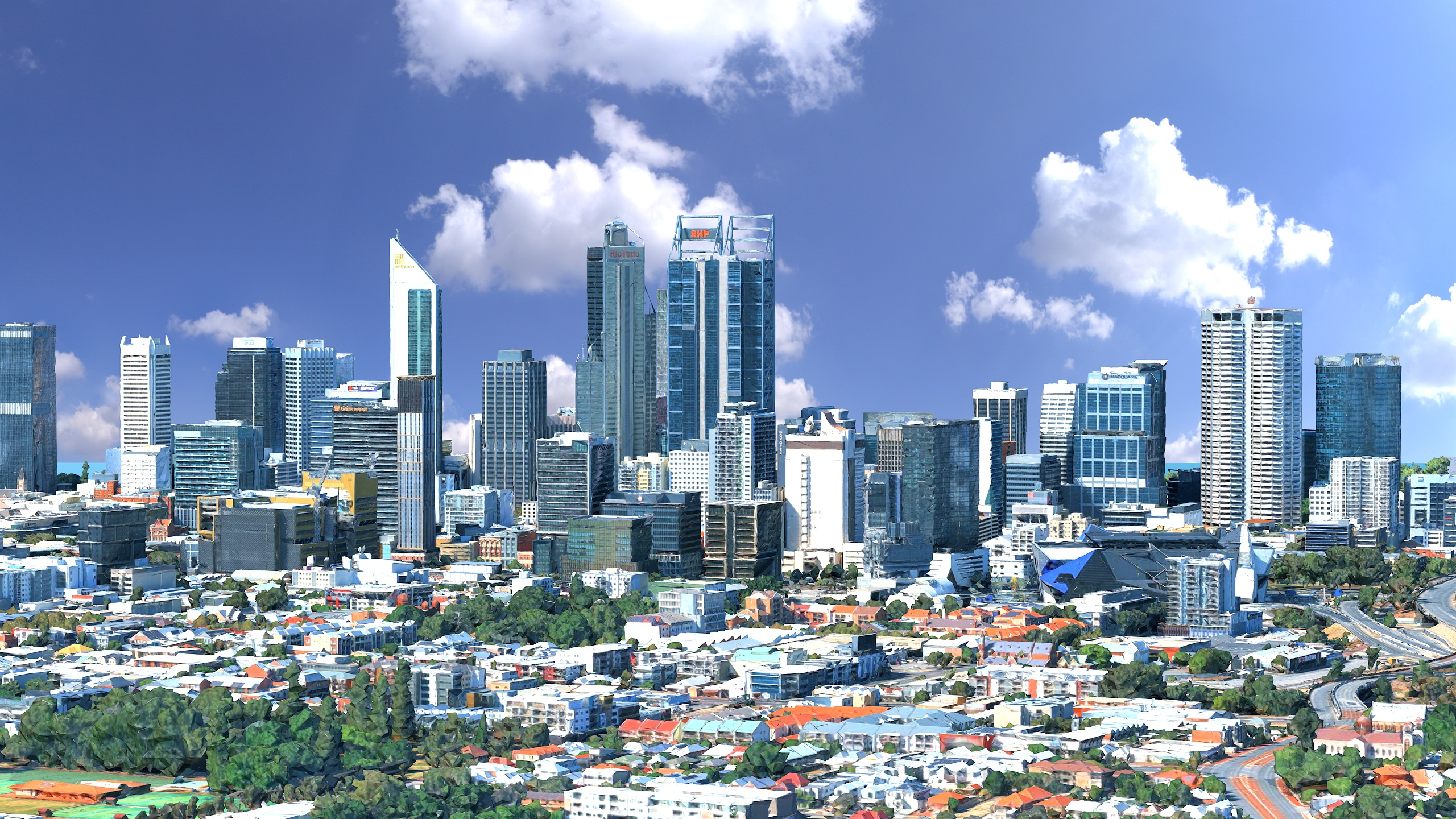 Perth City 3D Scan 3D Model 3D Model