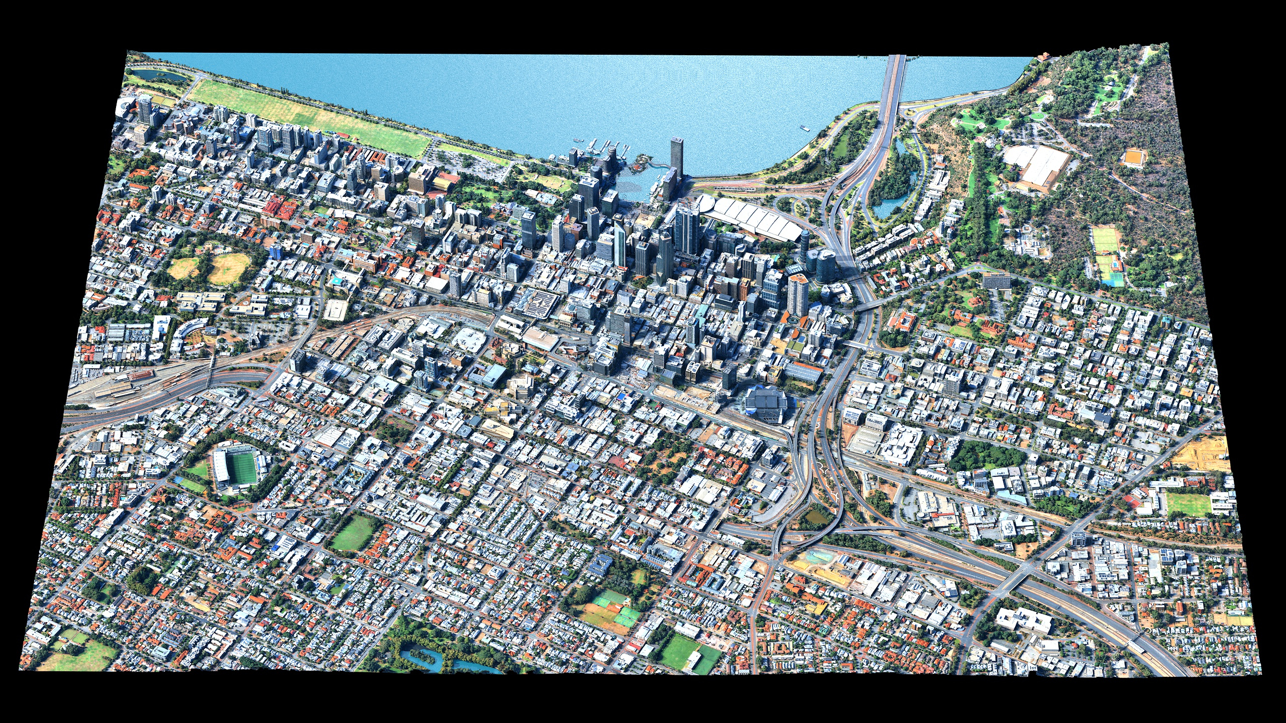 Perth City 3D Scan 3D Model 3D Model