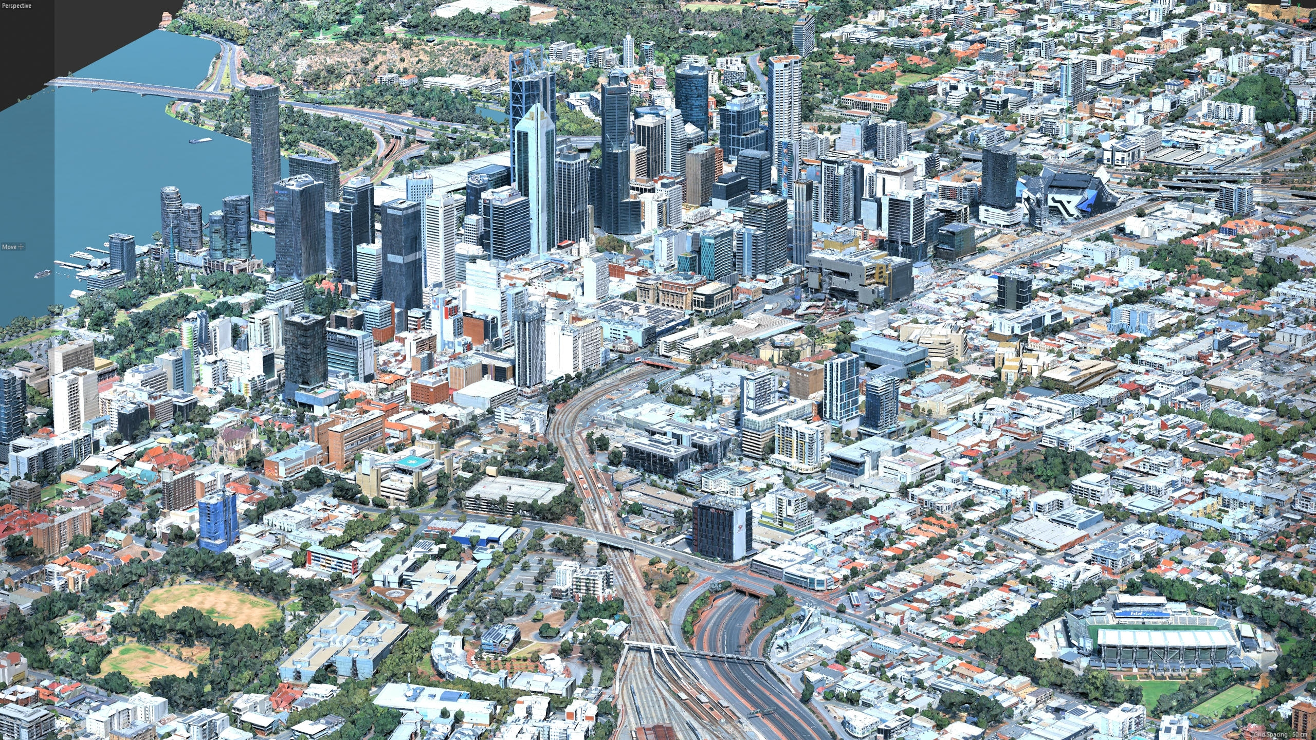 Perth City 3D Scan 3D Model 3D Model