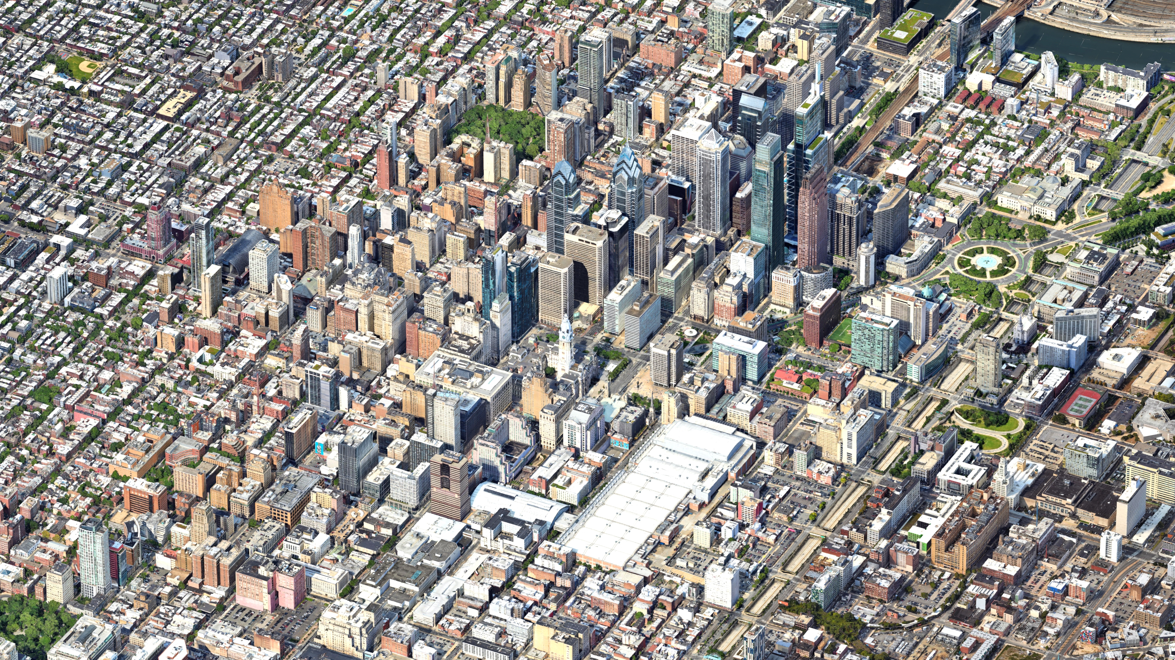 Philadelphia 3D City in Pennsylvania USA 3D Model 3D Model