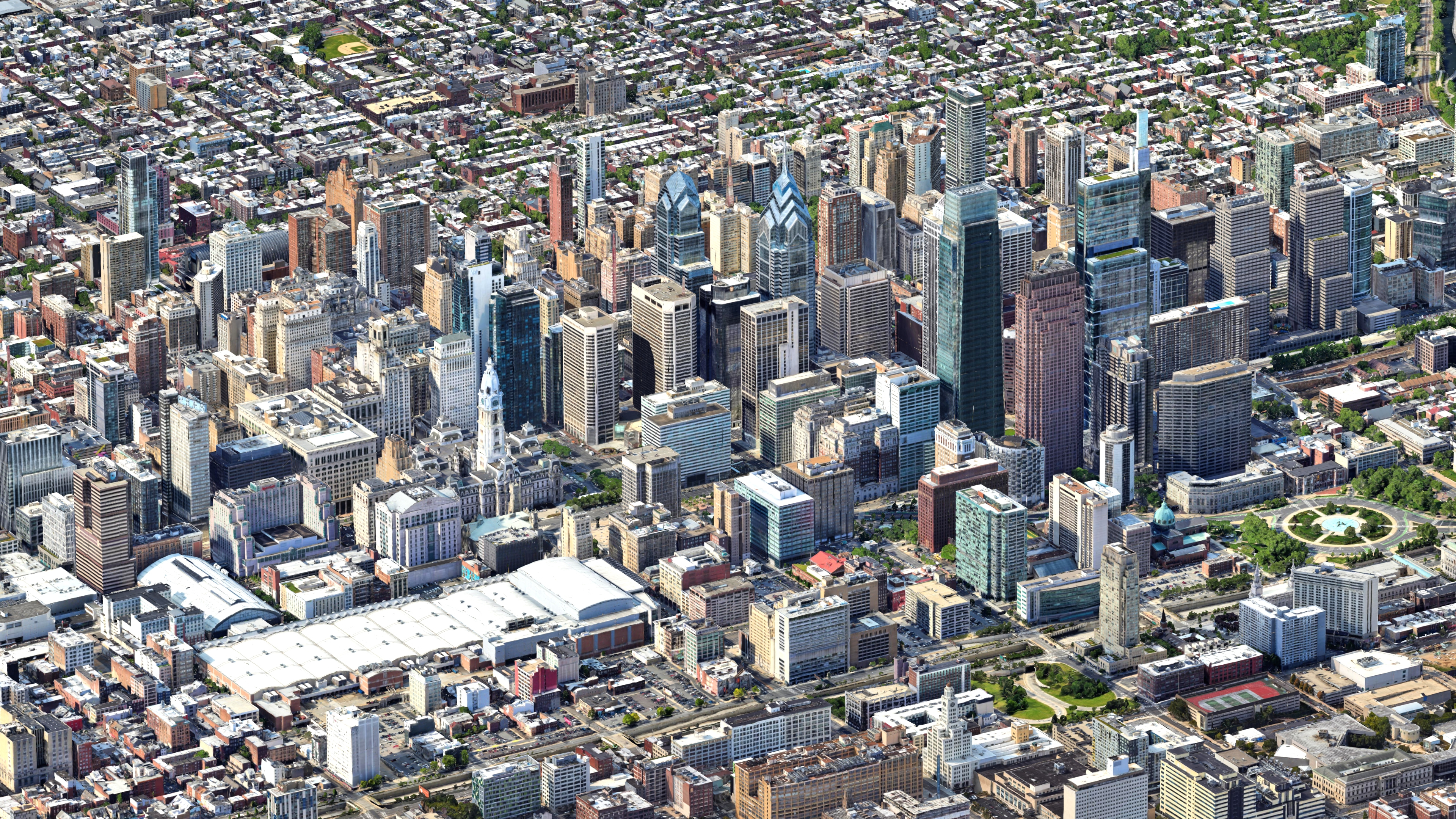 Philadelphia 3D City in Pennsylvania USA 3D Model 3D Model
