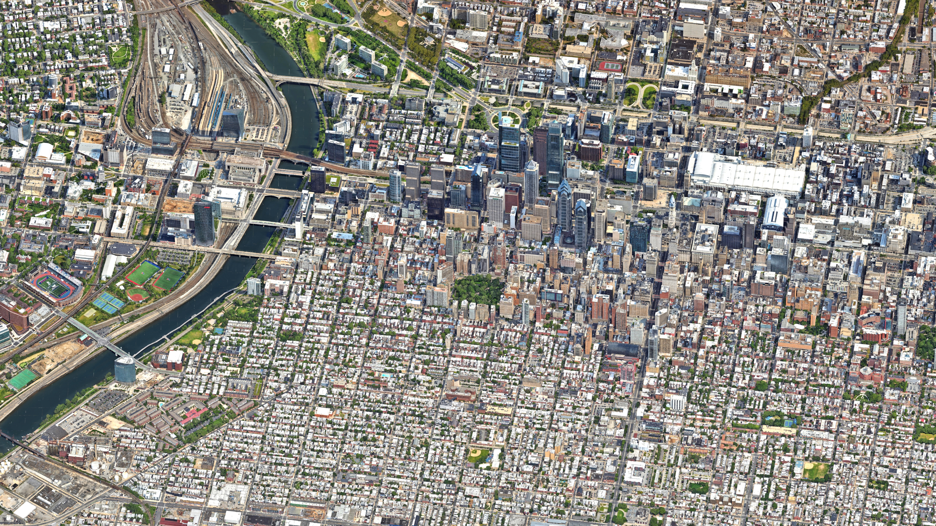 Philadelphia 3D City in Pennsylvania USA 3D Model 3D Model