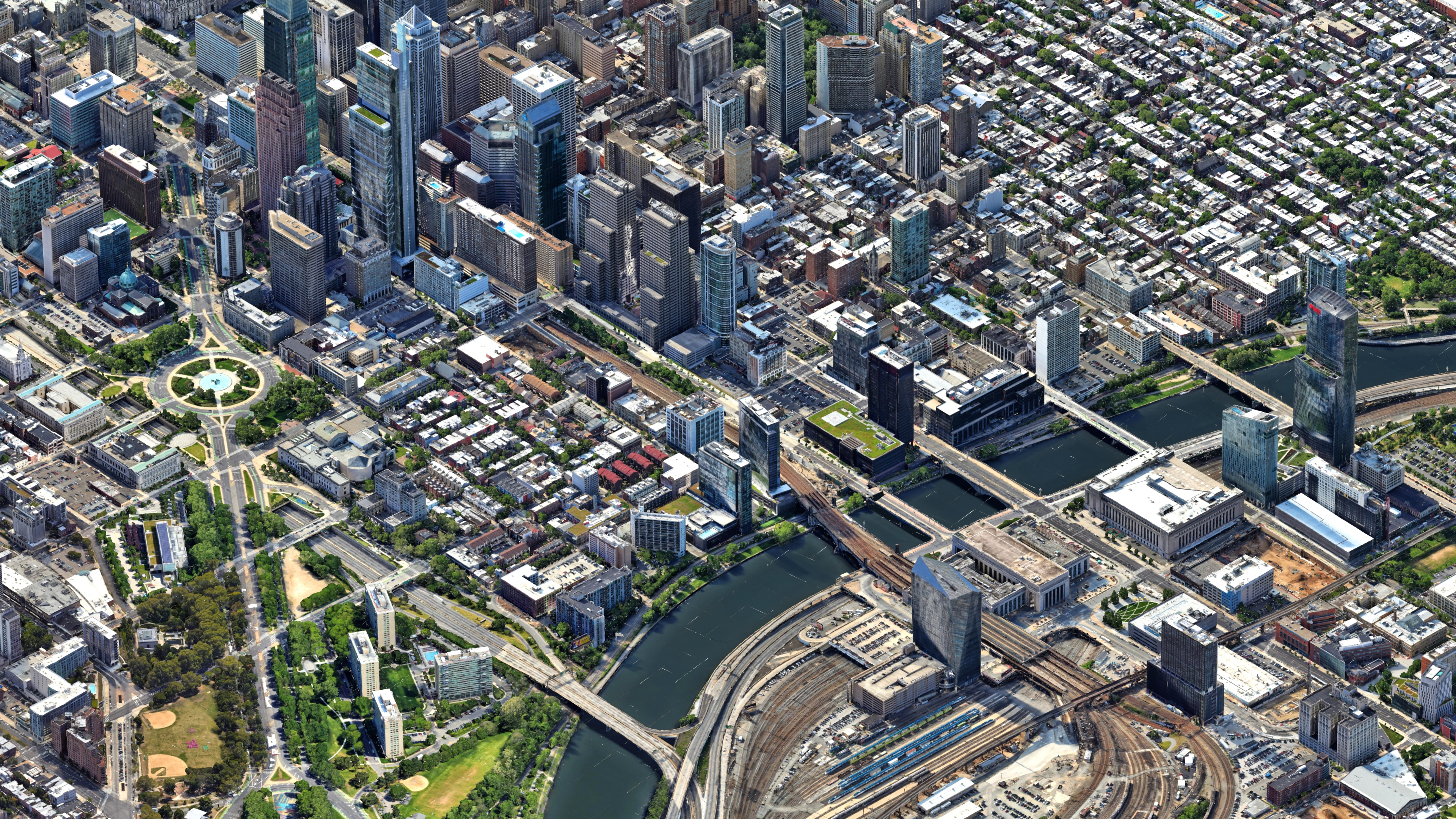 Philadelphia 3D City in Pennsylvania USA 3D Model 3D Model