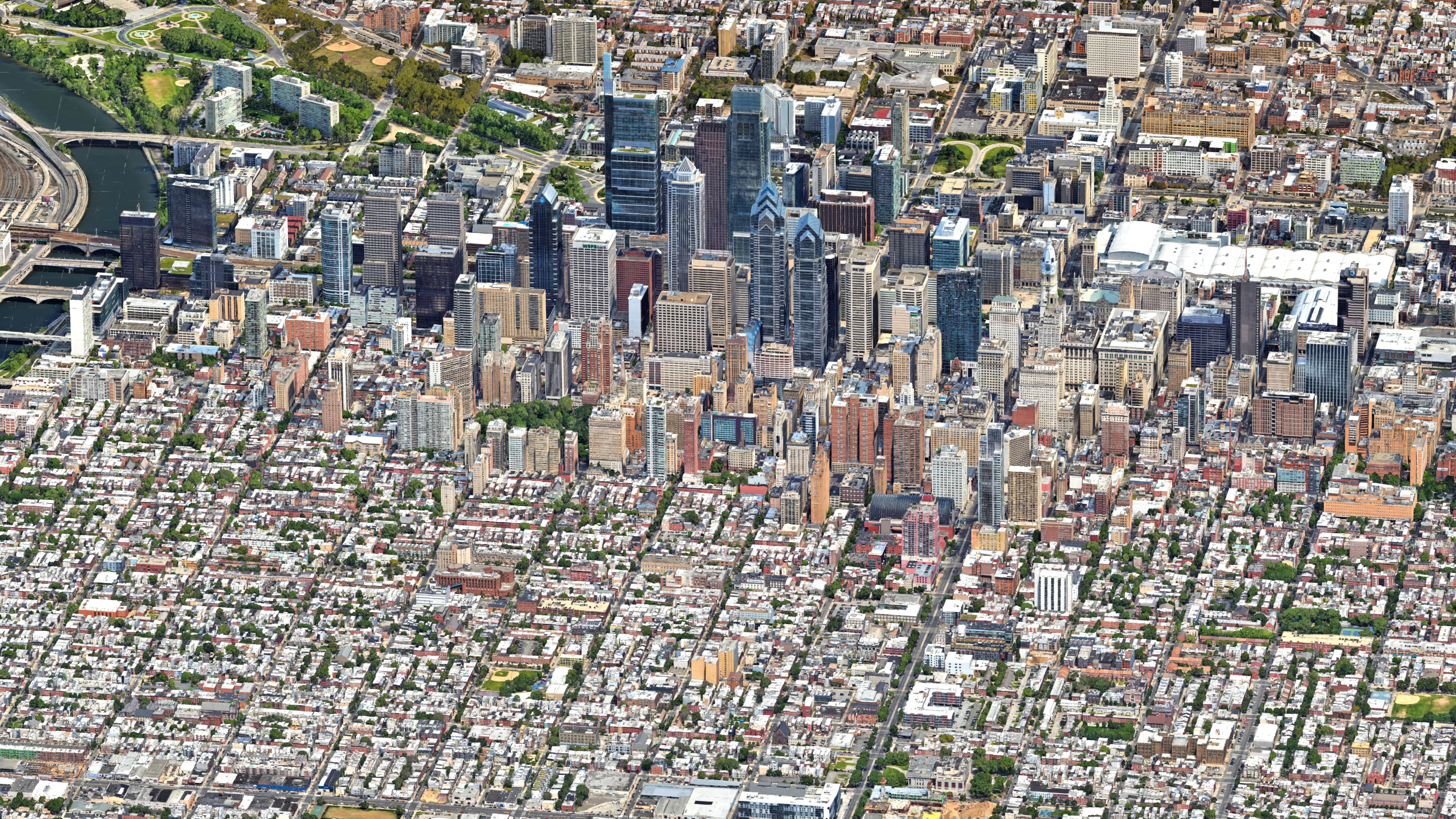 Philadelphia 3D City in Pennsylvania USA 3D Model 3D Model