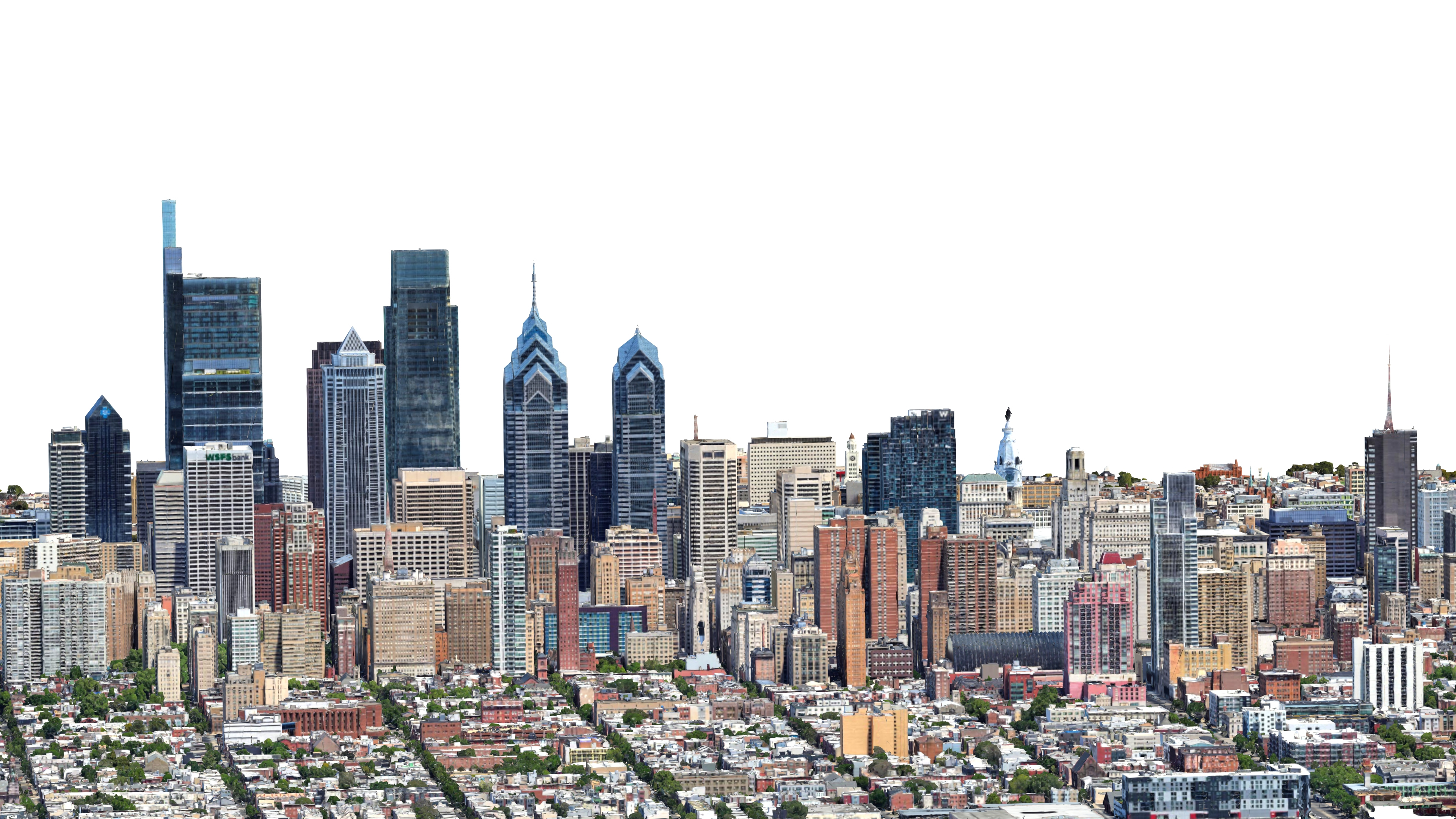 Philadelphia 3D City in Pennsylvania USA 3D Model 3D Model