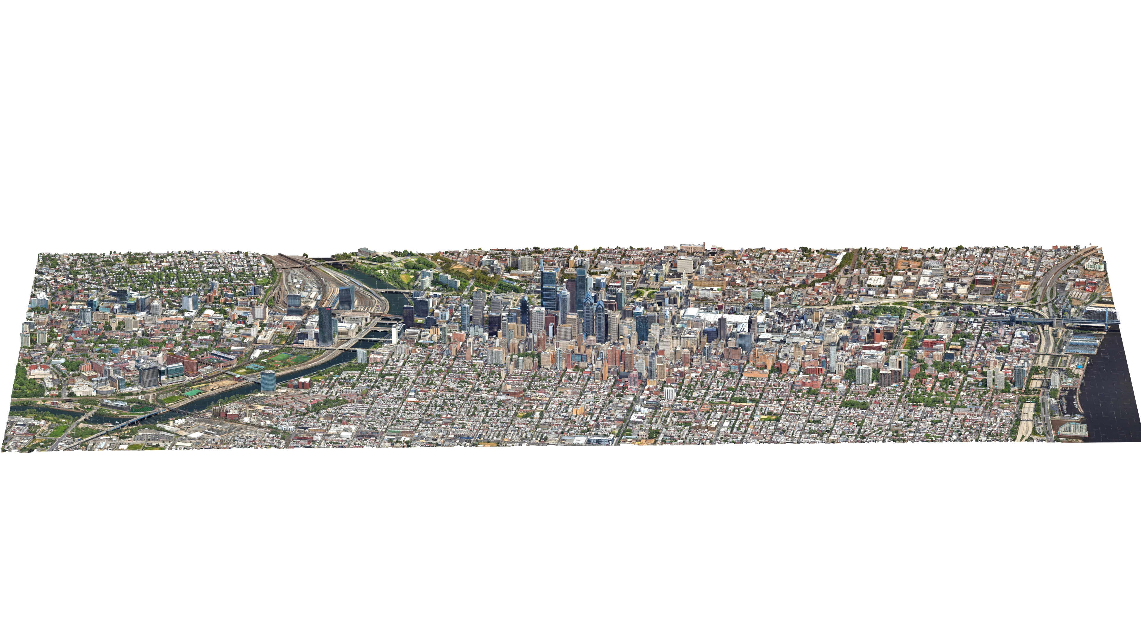 Philadelphia 3D City in Pennsylvania USA 3D Model 3D Model