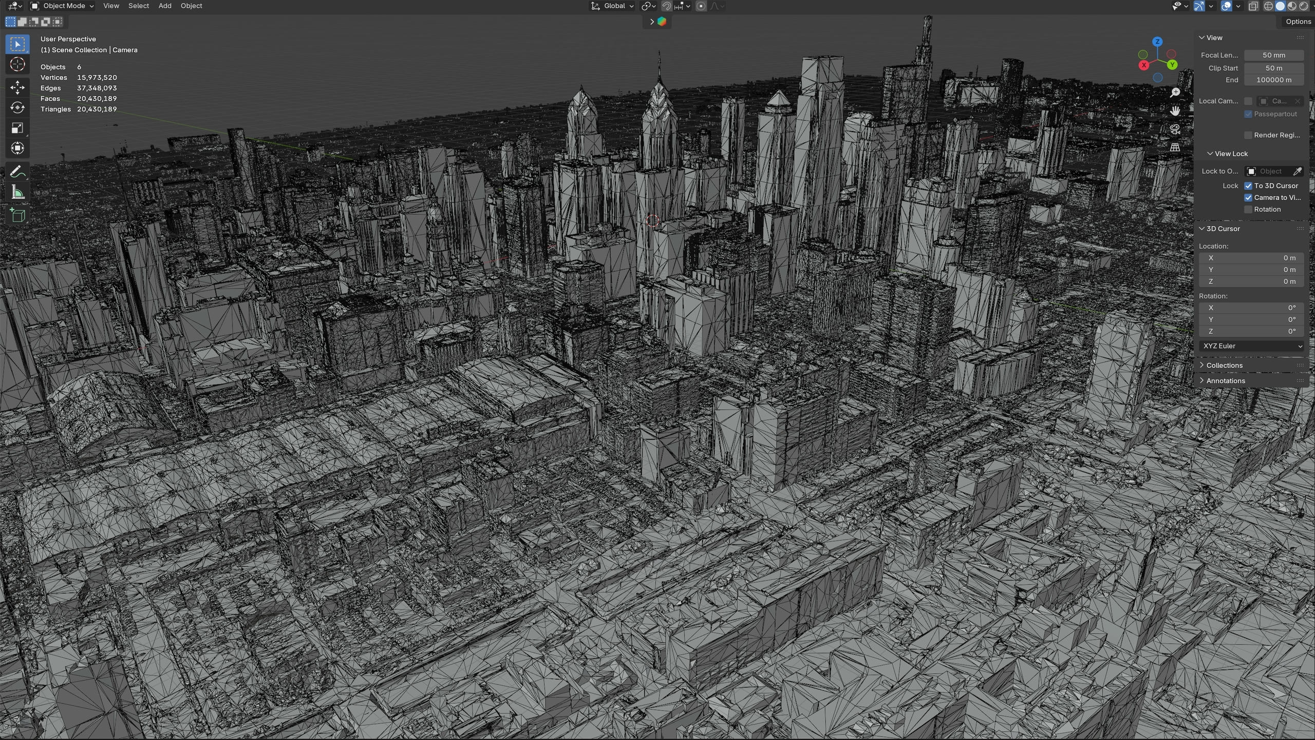 Philadelphia 3D City in Pennsylvania USA 3D Model 3D Model